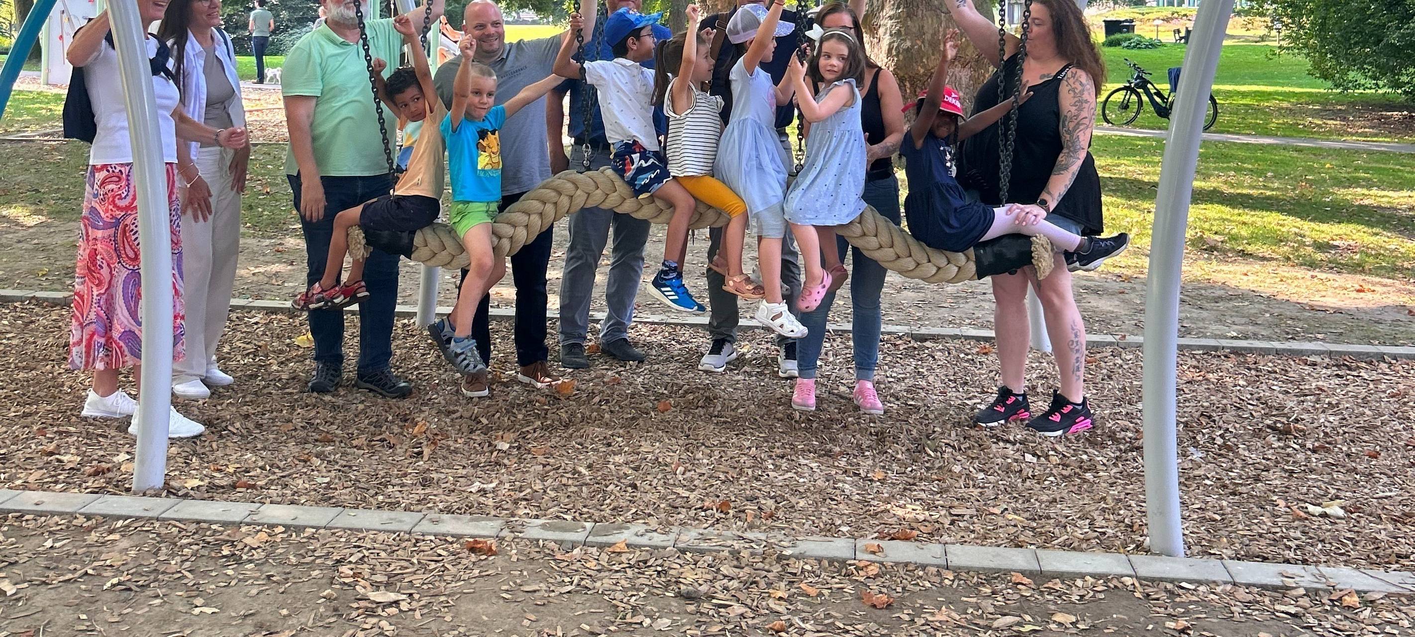 Neuer Musik-Spielplatz Stadtgarten Essen-Südviertel