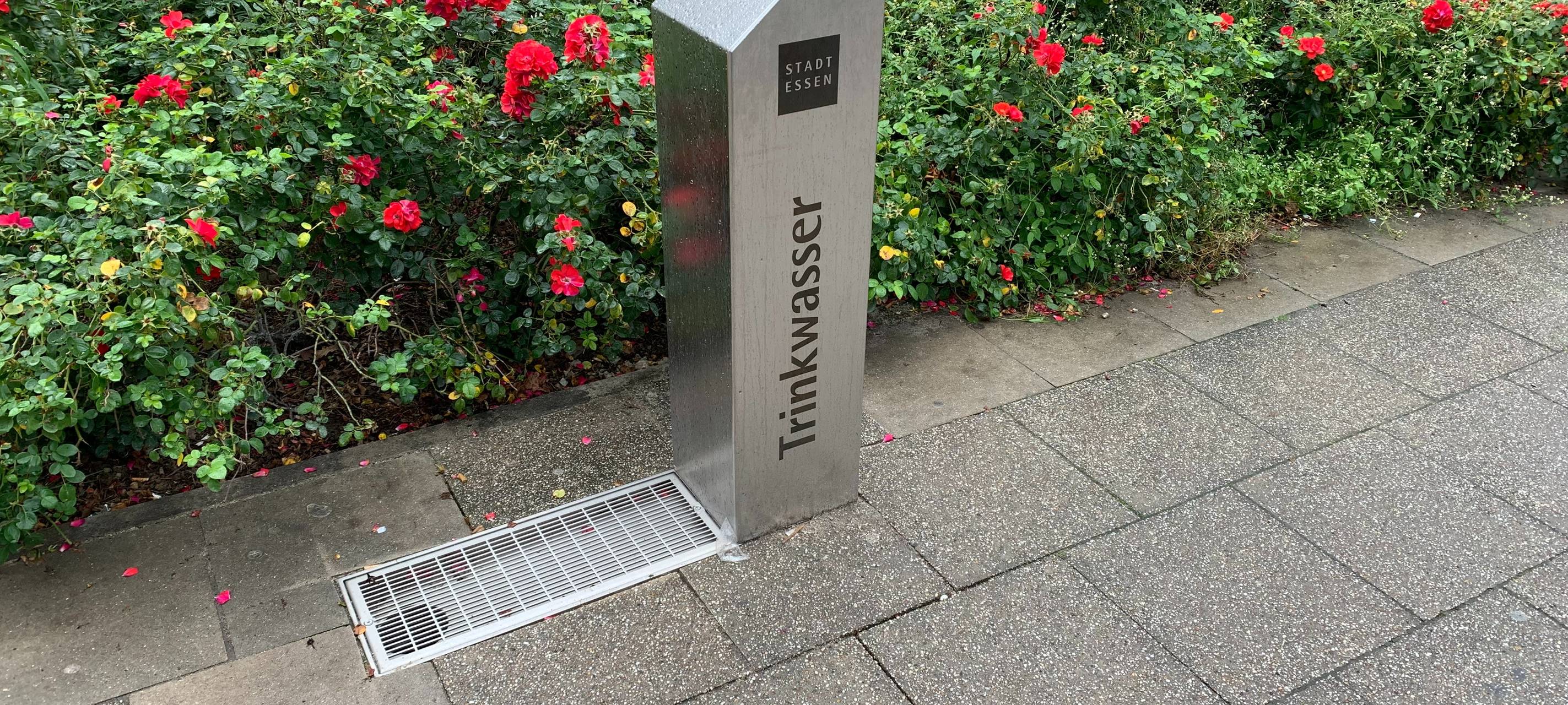 Trinkwasserbrunnen in Essen werden gut angenommen
