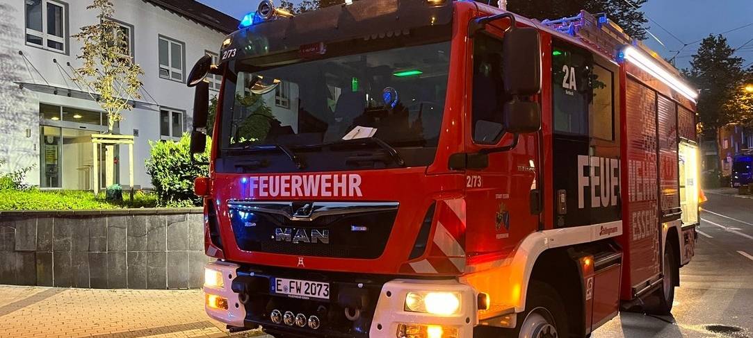 Feuer in Postfiliale in Essen