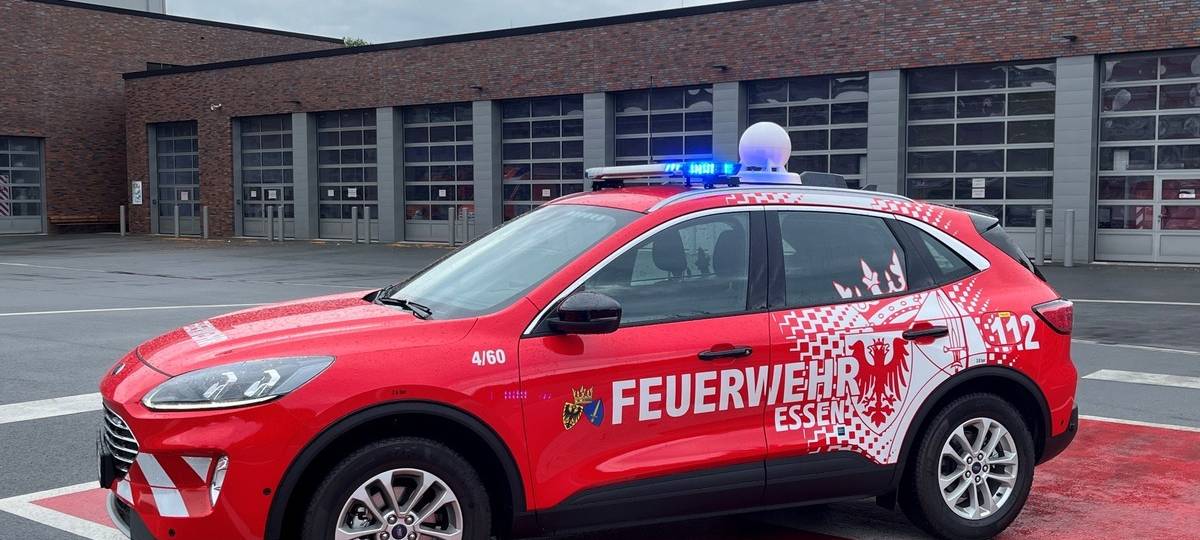 Neue Warn-Fahrzeuge der Feuerwehr Essen