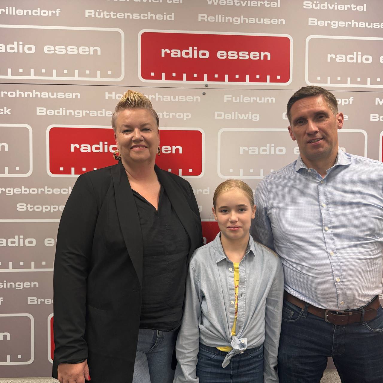 Stephanie Peters, Lars Peters und Tochter Sophie