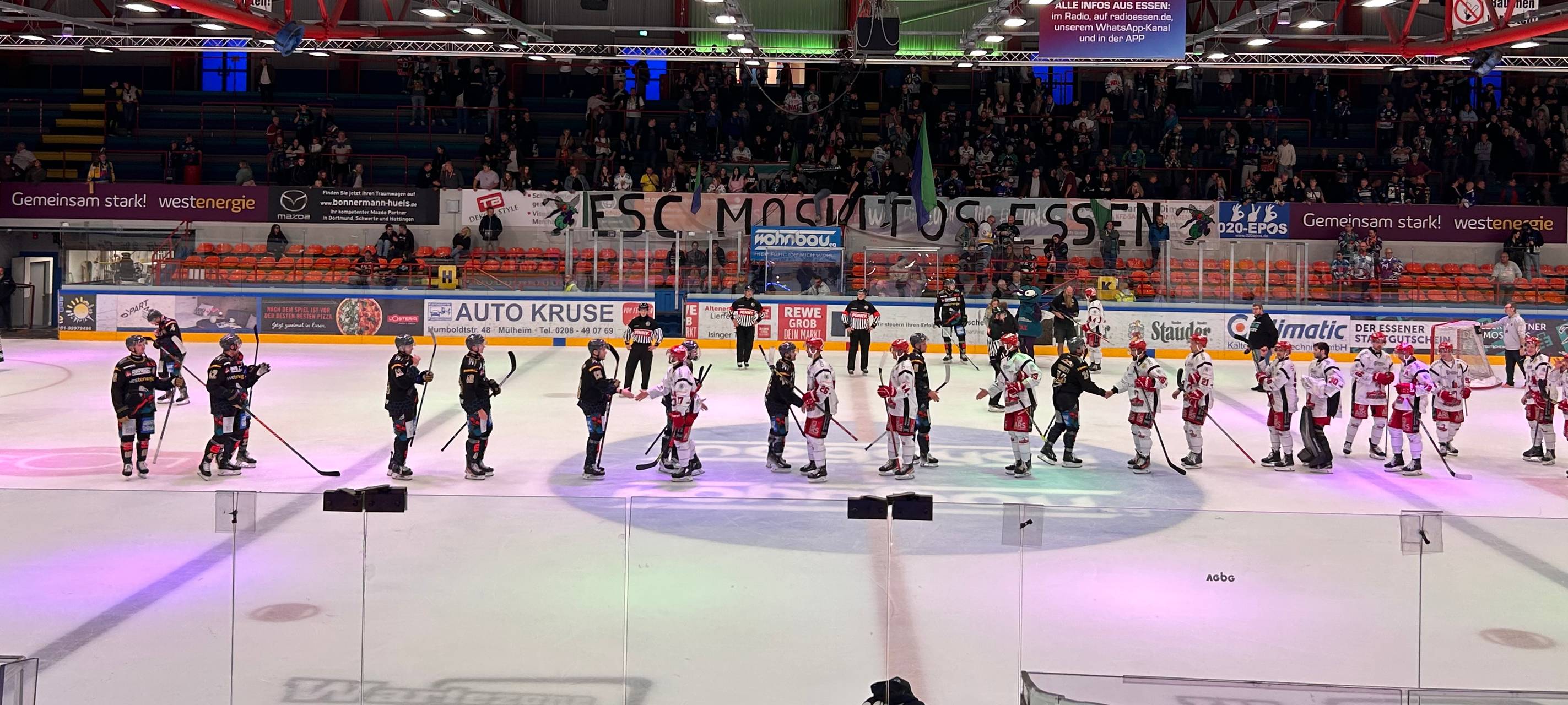 Moskitos Essen mit hitzigem Heimauftakt - Entscheidung in der Overtime