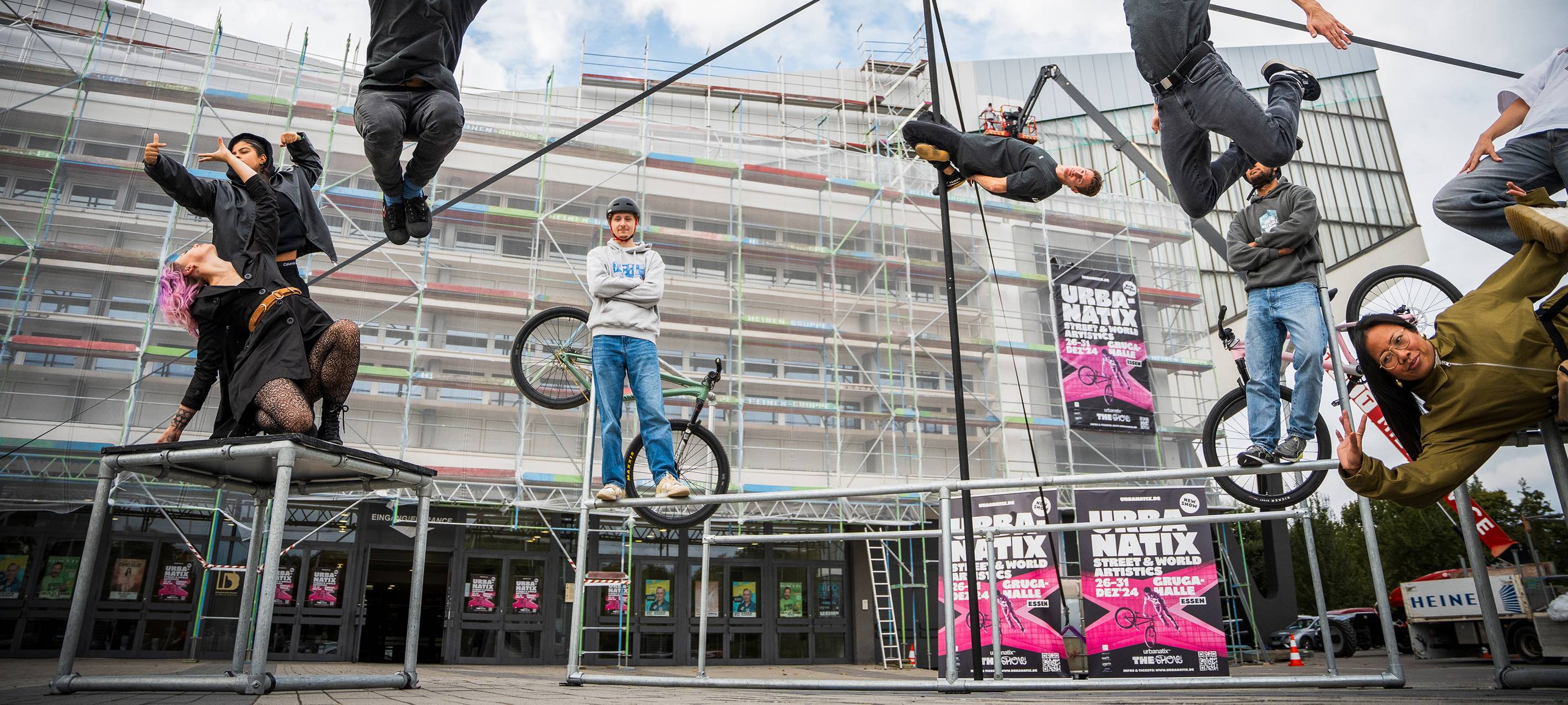 Street-Artistik-Show in Essen mit Talenten aus dem Ruhrgebiet