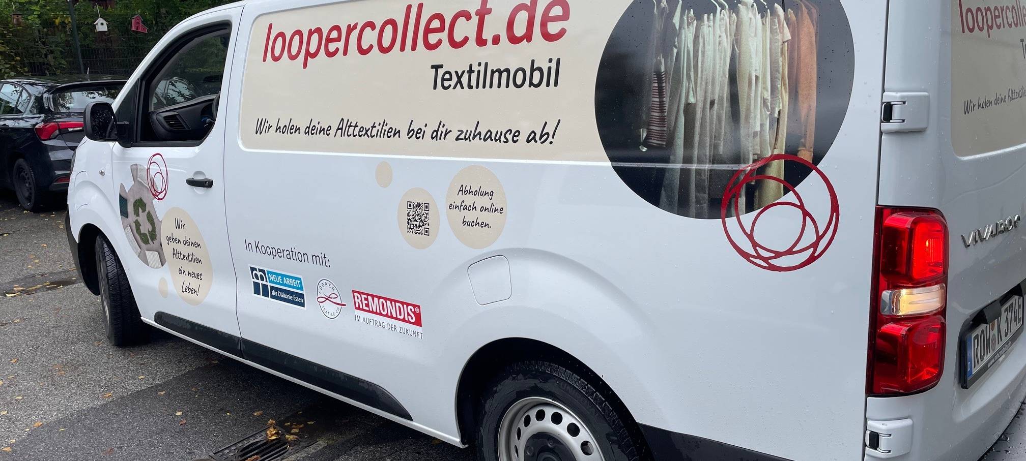 Neue Altkleider-Entsorgung in Essen läuft gut - Radio Essen war dabei