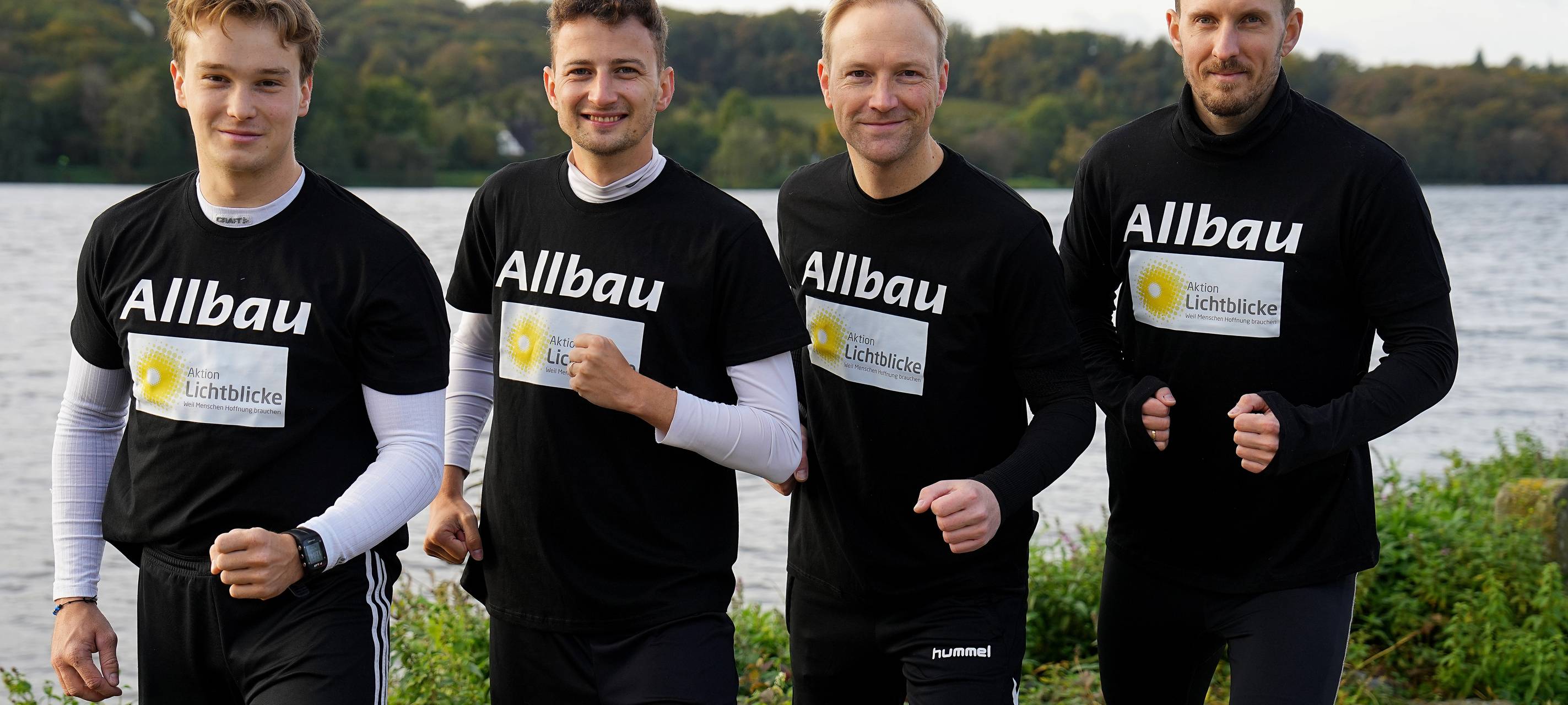AllbauLichtblicke-Staffel in Essen: Laufen für den guten Zweck