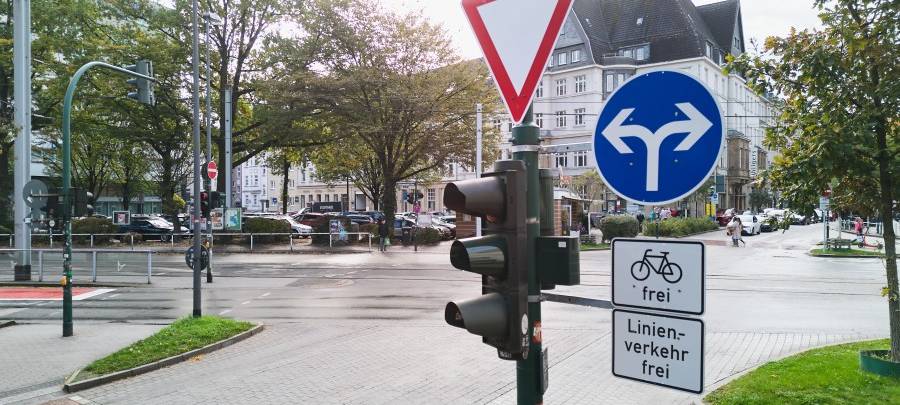Rüttenscheider Straße in Essen: Neue Verkehrsführung gilt