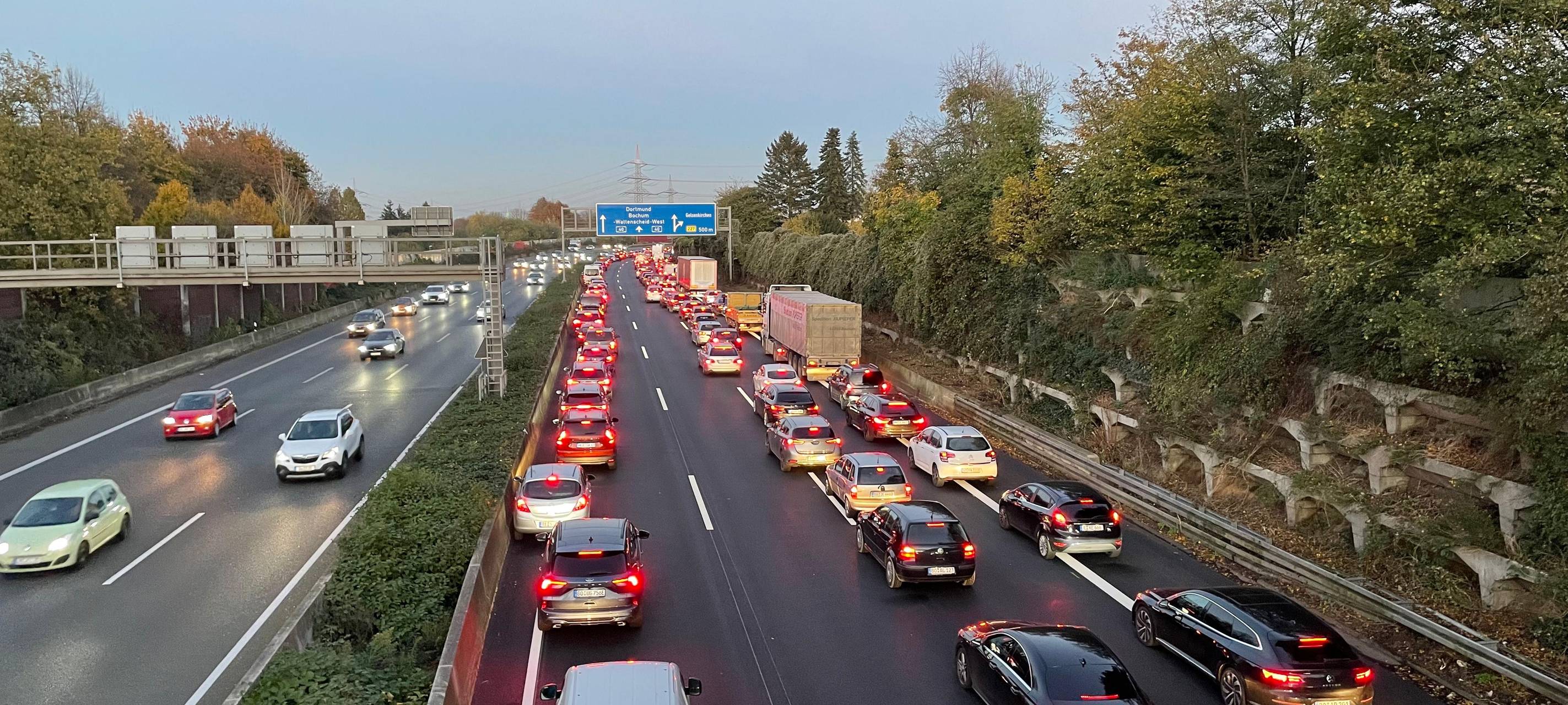 Essen ist Stau-Hauptstadt von NRW