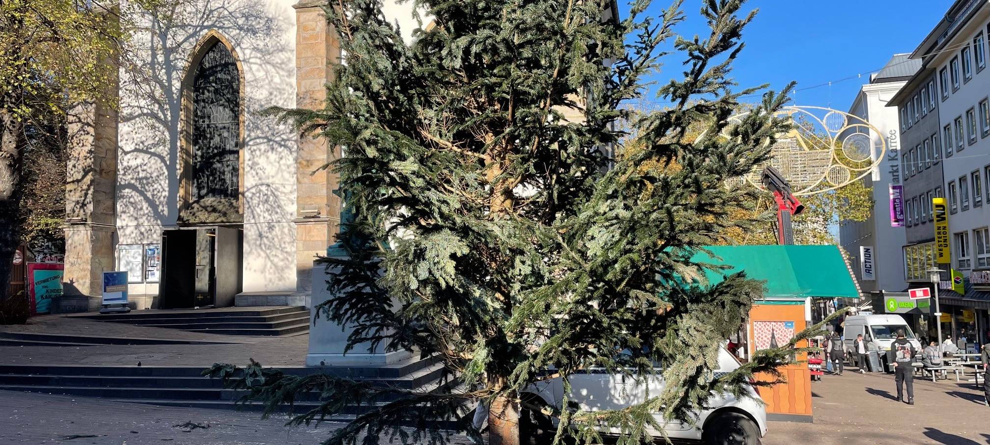 Weihnachtsmarkt in Essen soll neue Tanne bekommen