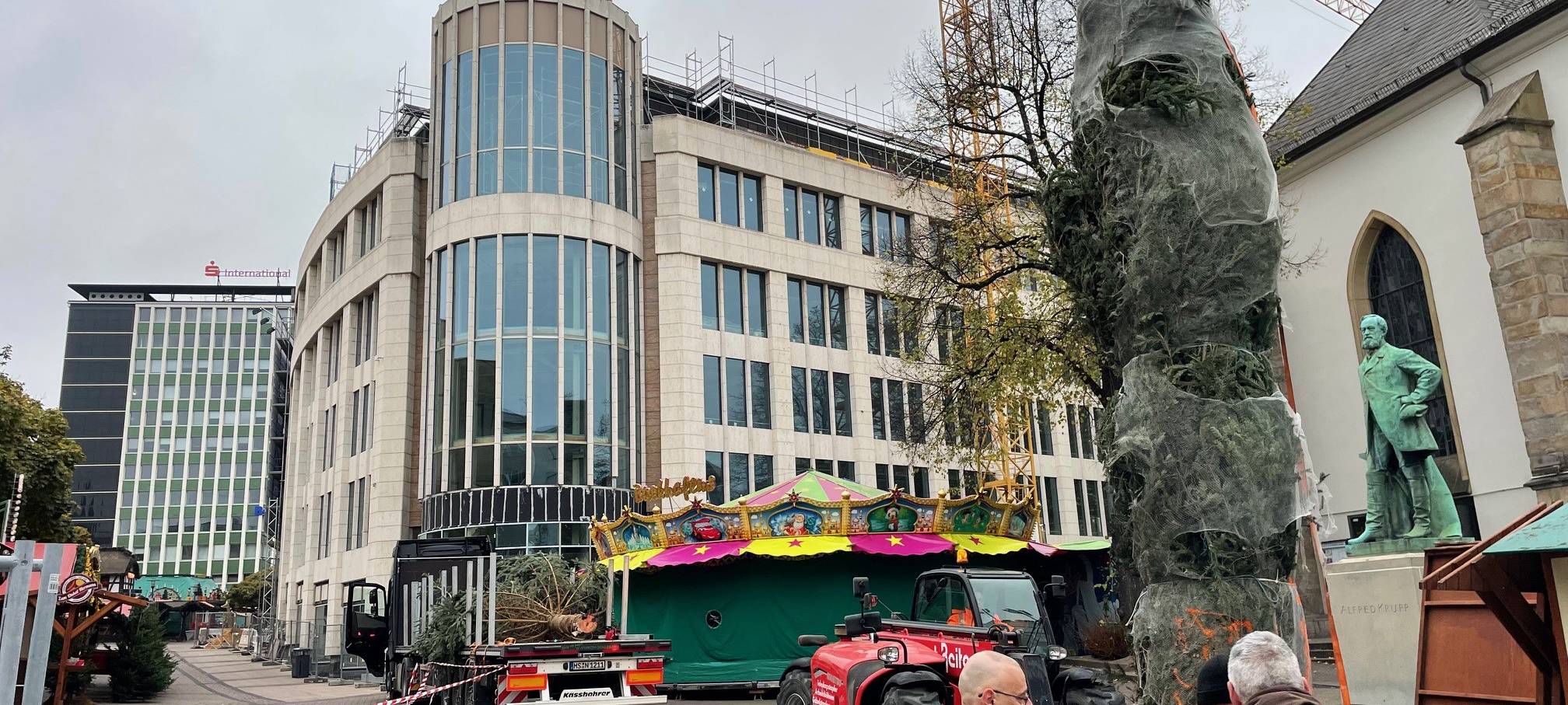 Weihnachtsmarkt in Essen soll neue Tanne bekommen