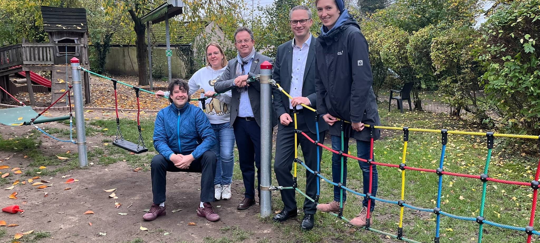 Kita in Essen bekommt besonderen Seilgarten