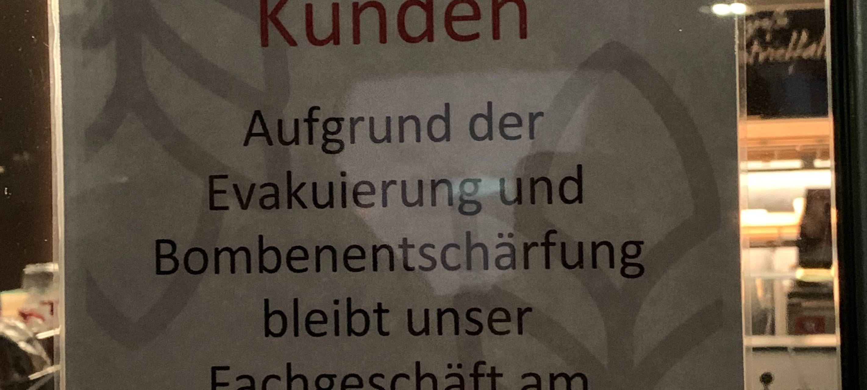 Bombe in Essen: Live-Ticker zur Bombenentschärfung in Rüttenscheid