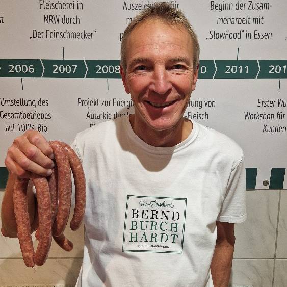 Bio-Fleischermeister Bernd Burchhardt spendet jedes Jahr für die Aktion Lichtblicke