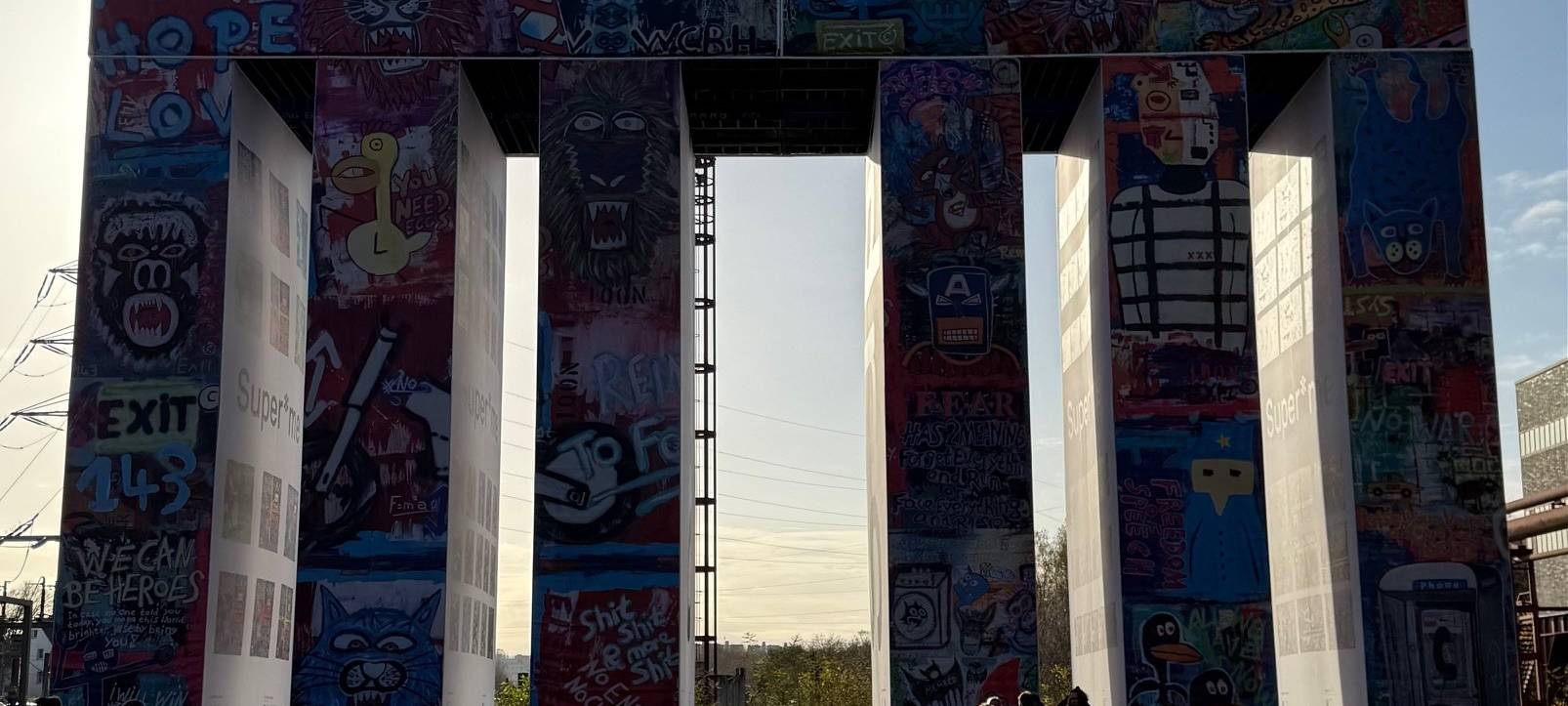 Neue Attraktion in Essen: Das Brandenburger Tor aus Blech