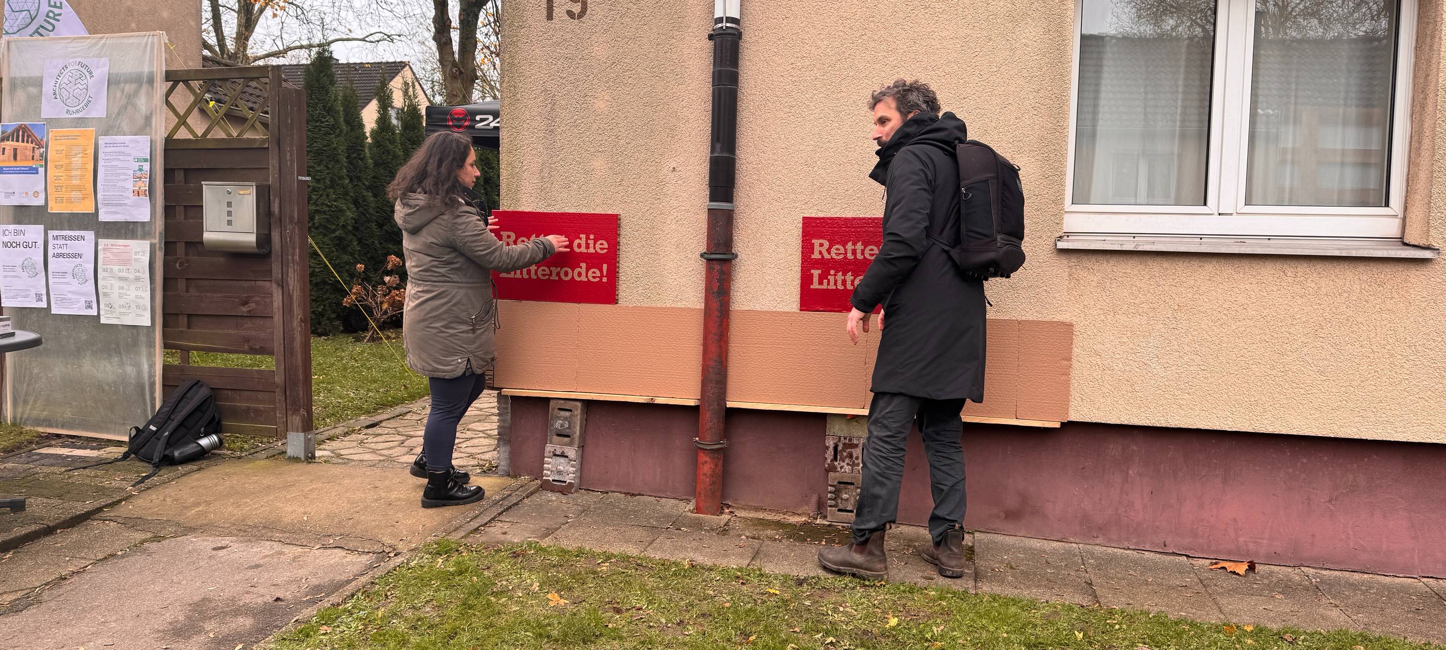 Abriss in Essen: Mieter veranstalten symbolische Sanierung