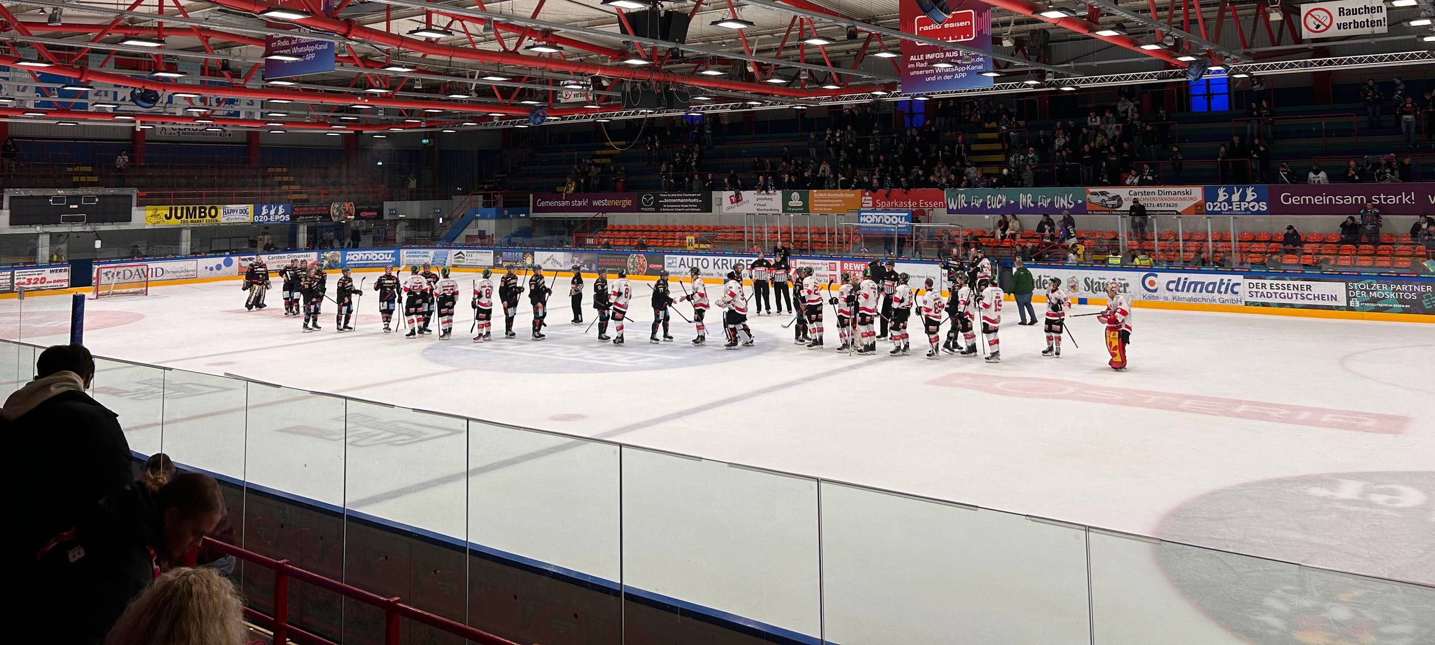 Moskitos Essen unterliegen Rostock Piranhas mit 1:6