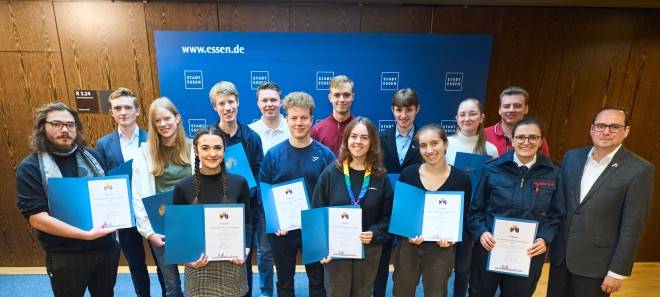 Ehrenamt in Essen: Junge Leute bekommen Stipendium