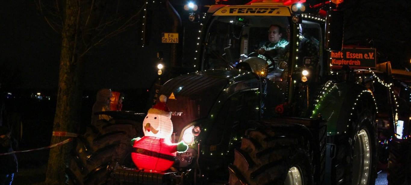 Trecker-Lichterfahrten durch Essen: Vorbereitungen laufen