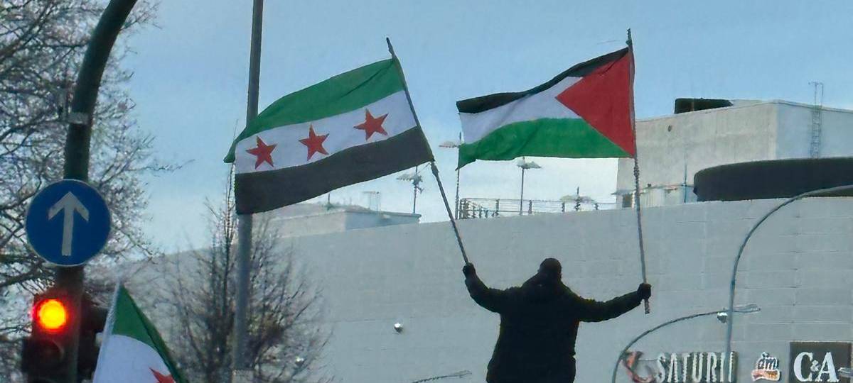 Demonstration in Essen zur aktuellen Lage in Syrien - Verkehrseinschränkungen