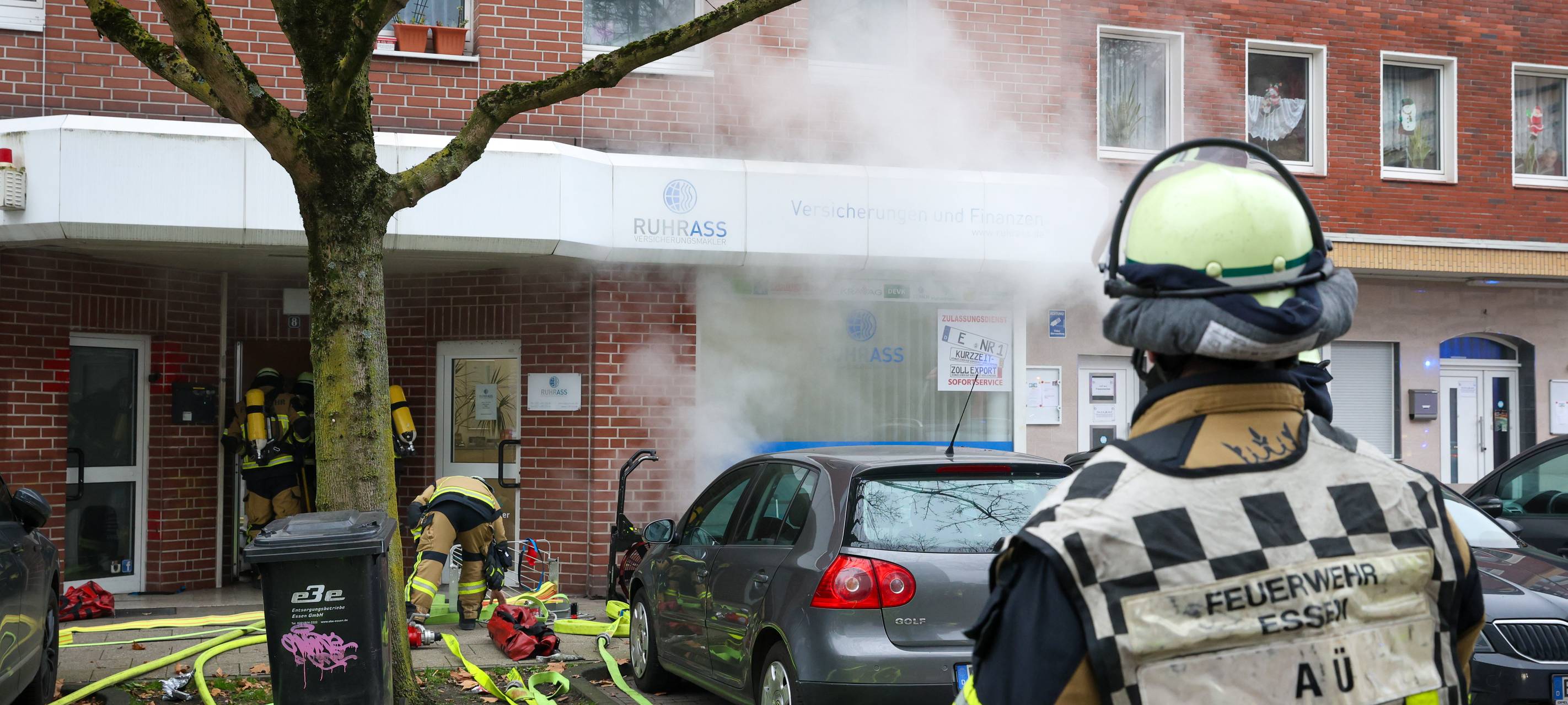 Brand in Essen in einem Keller