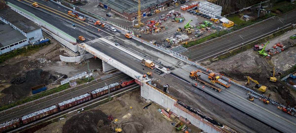 A40-Brücke in Richtung Essen früher freigegeben als geplant
