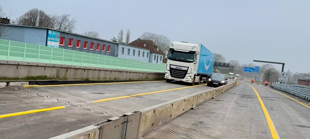A40-Brücke in Richtung Essen früher freigegeben als geplant