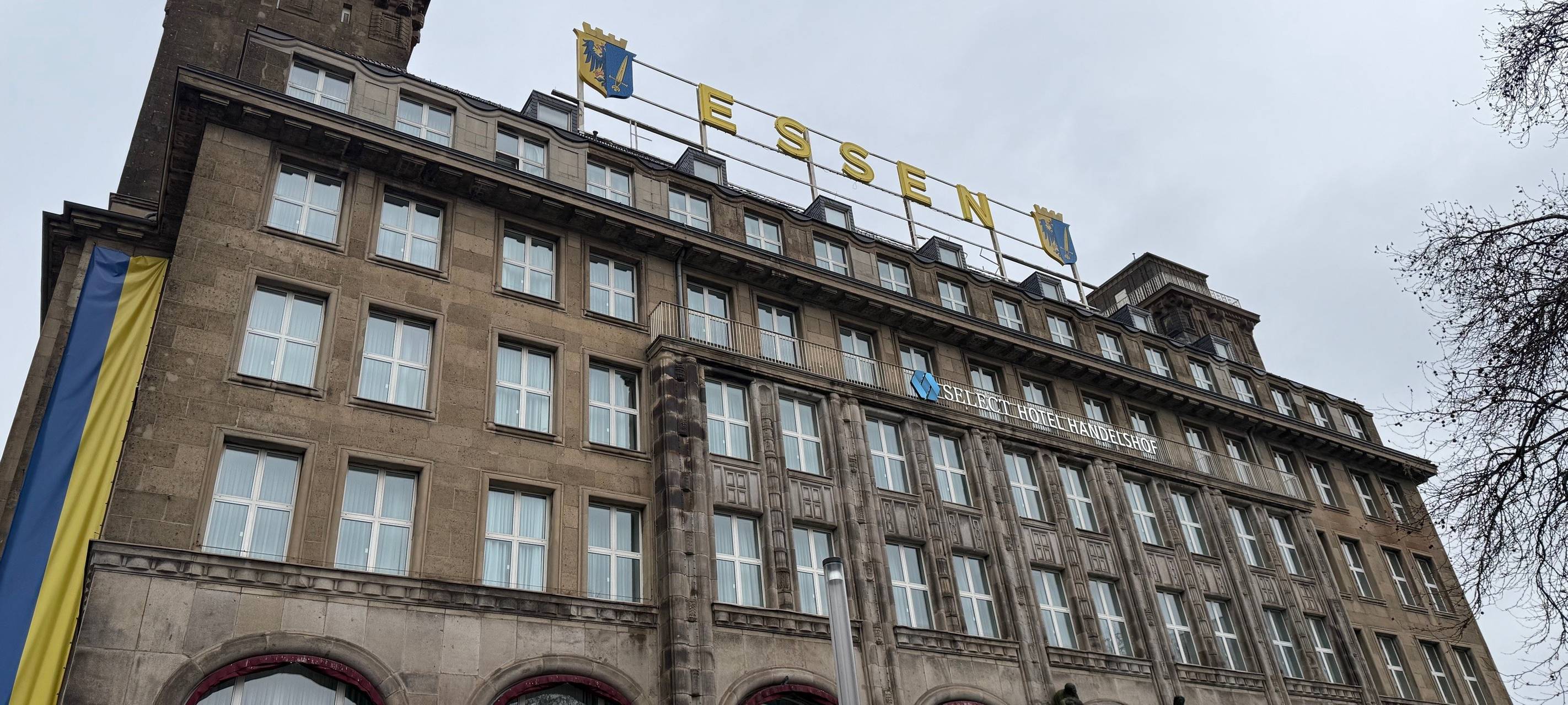 "Essendiese"-Schriftzug auf dem Handelshof aufgetaucht