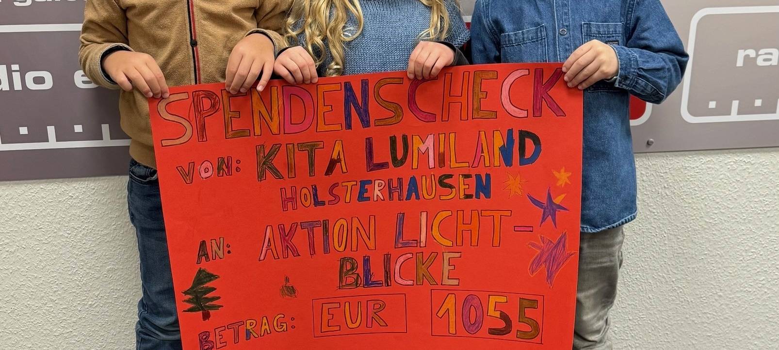 Wir sagen Danke für Eure Spende an Lichtblicke