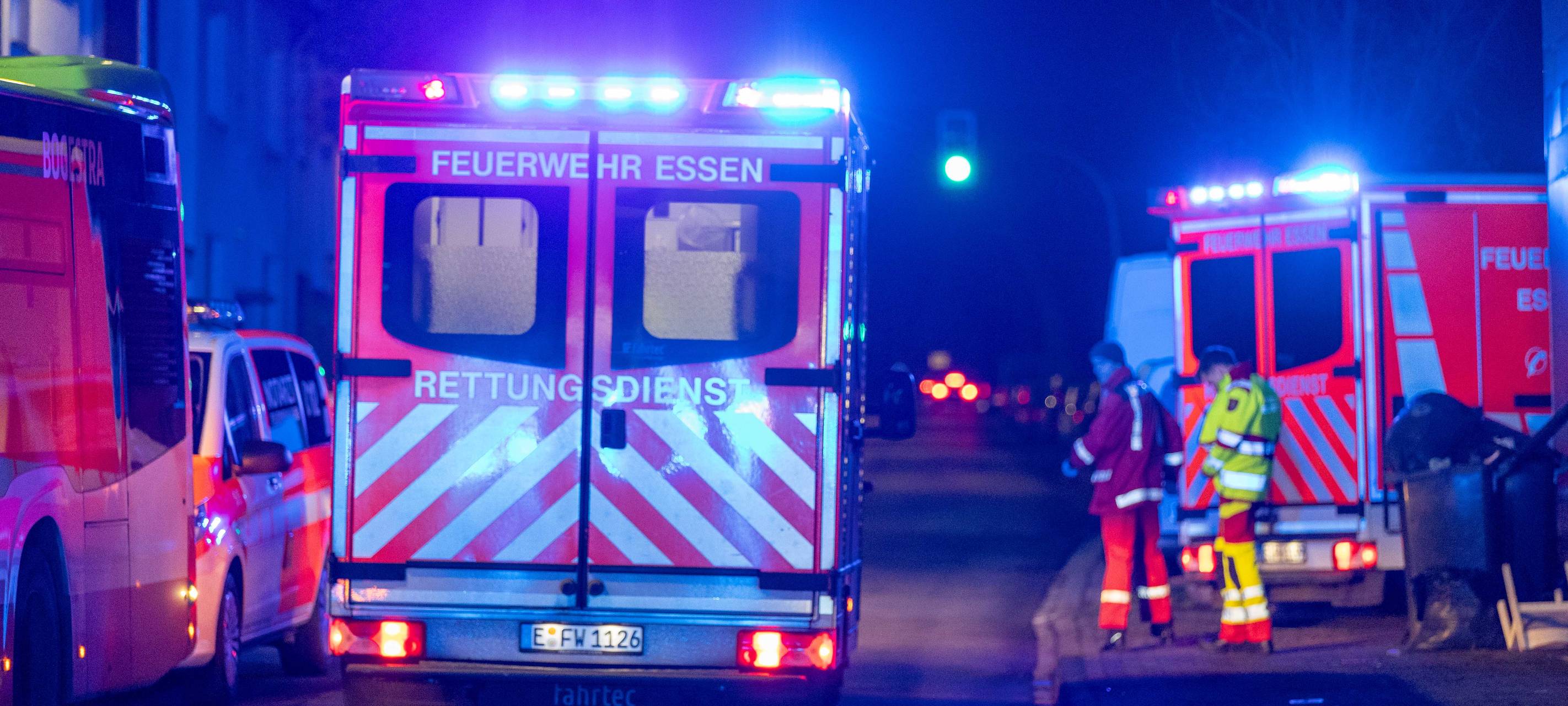 Feuerwehr Essen unterstützt bei Großbrand in Gelsenkirchen