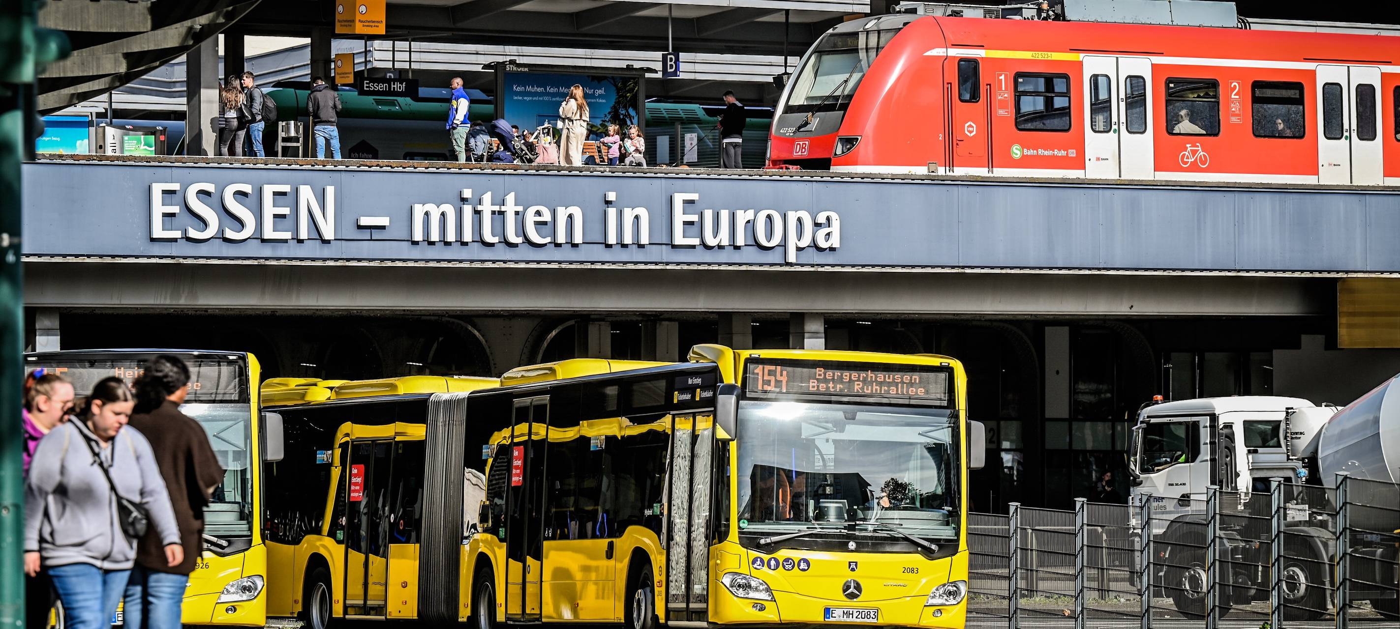 Bargeld in Essen im Bus bleibt länger