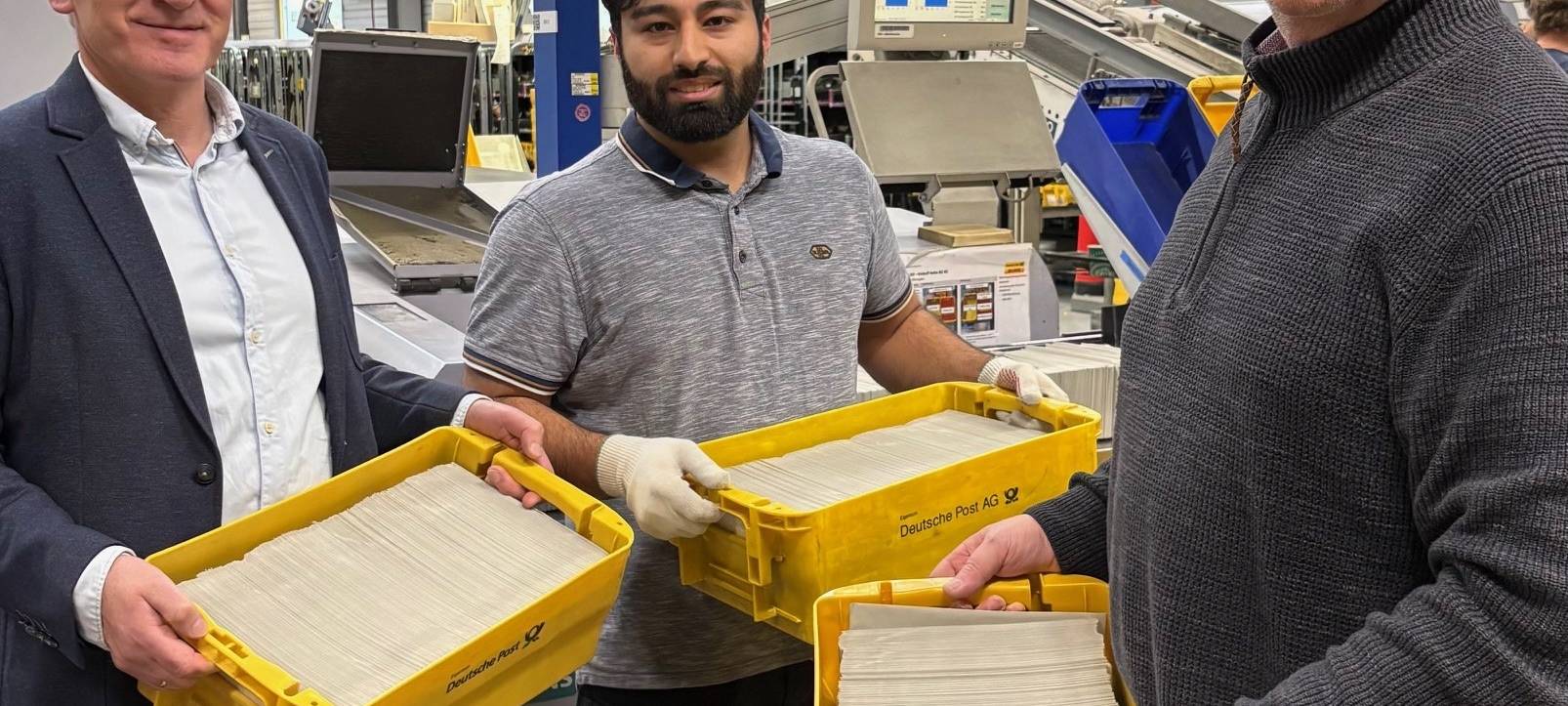 Wahlbenachrichtigungen in Essen: Das Briefzentrum läuft auf Hochtouren