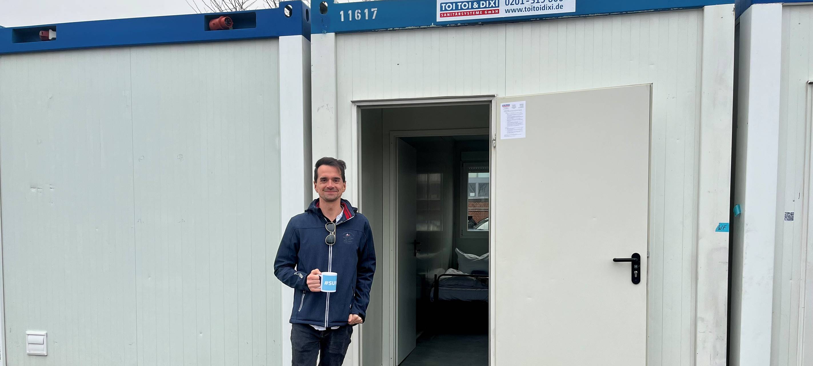 Notschlafplätze in Essen - Container für Jugendliche