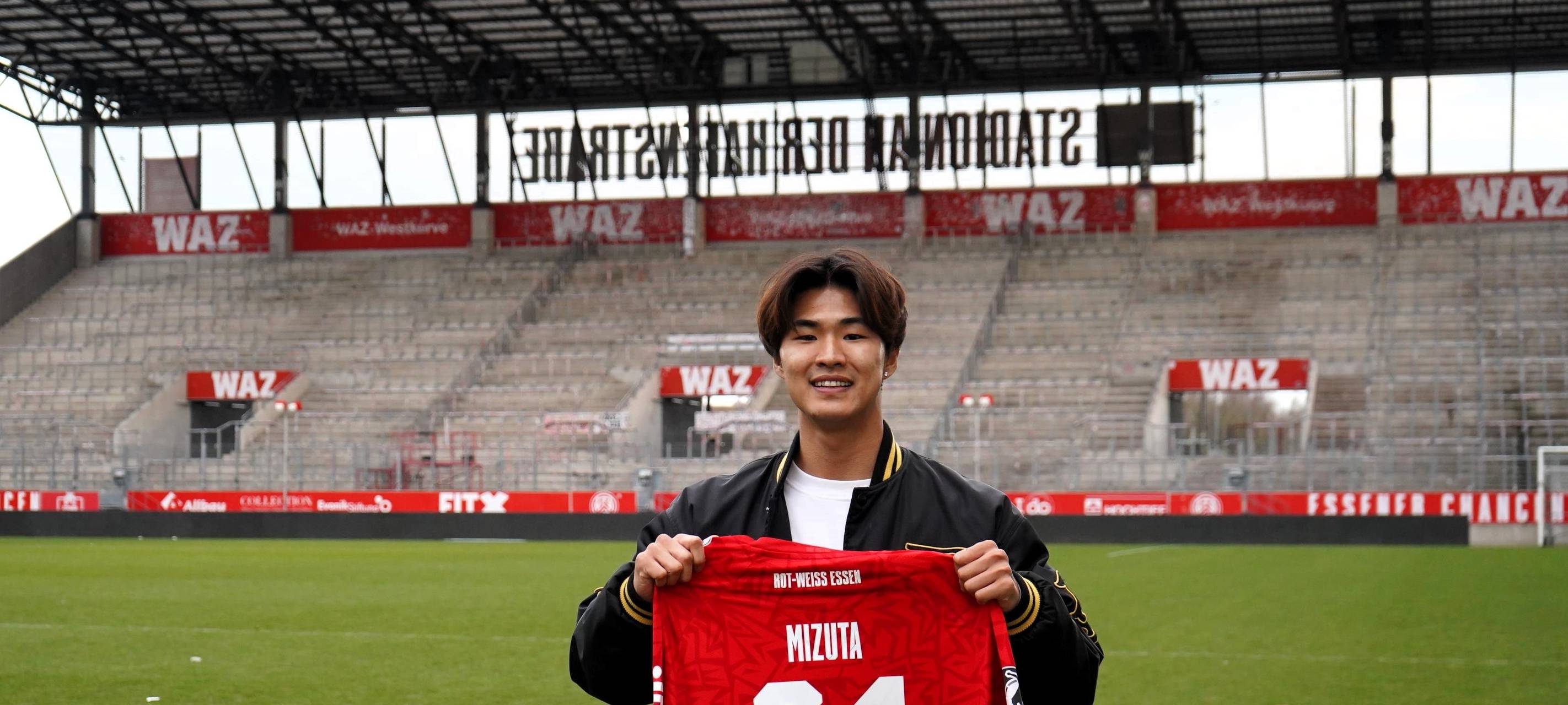 Offiziell: Rot-Weiss Essen holt Flügelflitzer Mizuta