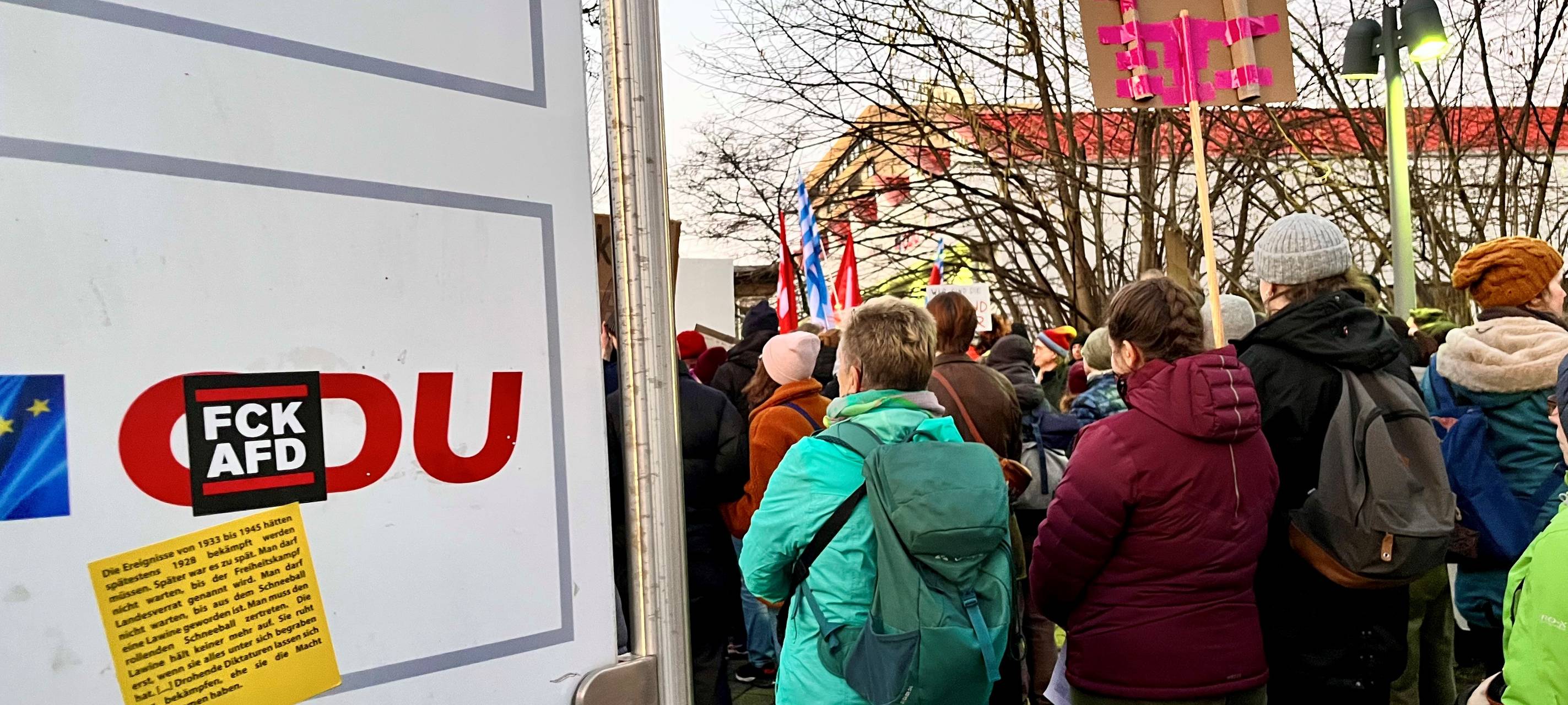 Mehrere Demos heute in Essen - tausende Menschen auf der Straße