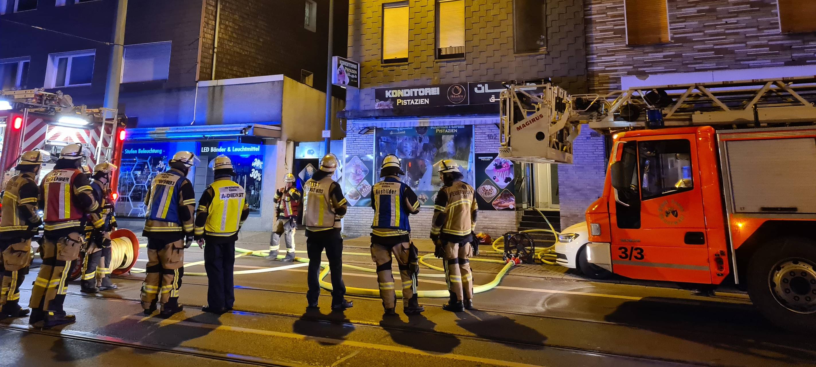 Brand in Konditorei in Essen