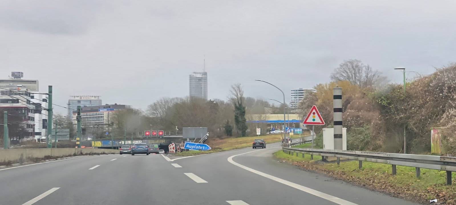 Neuer Blitzer an der A40 in Essen
