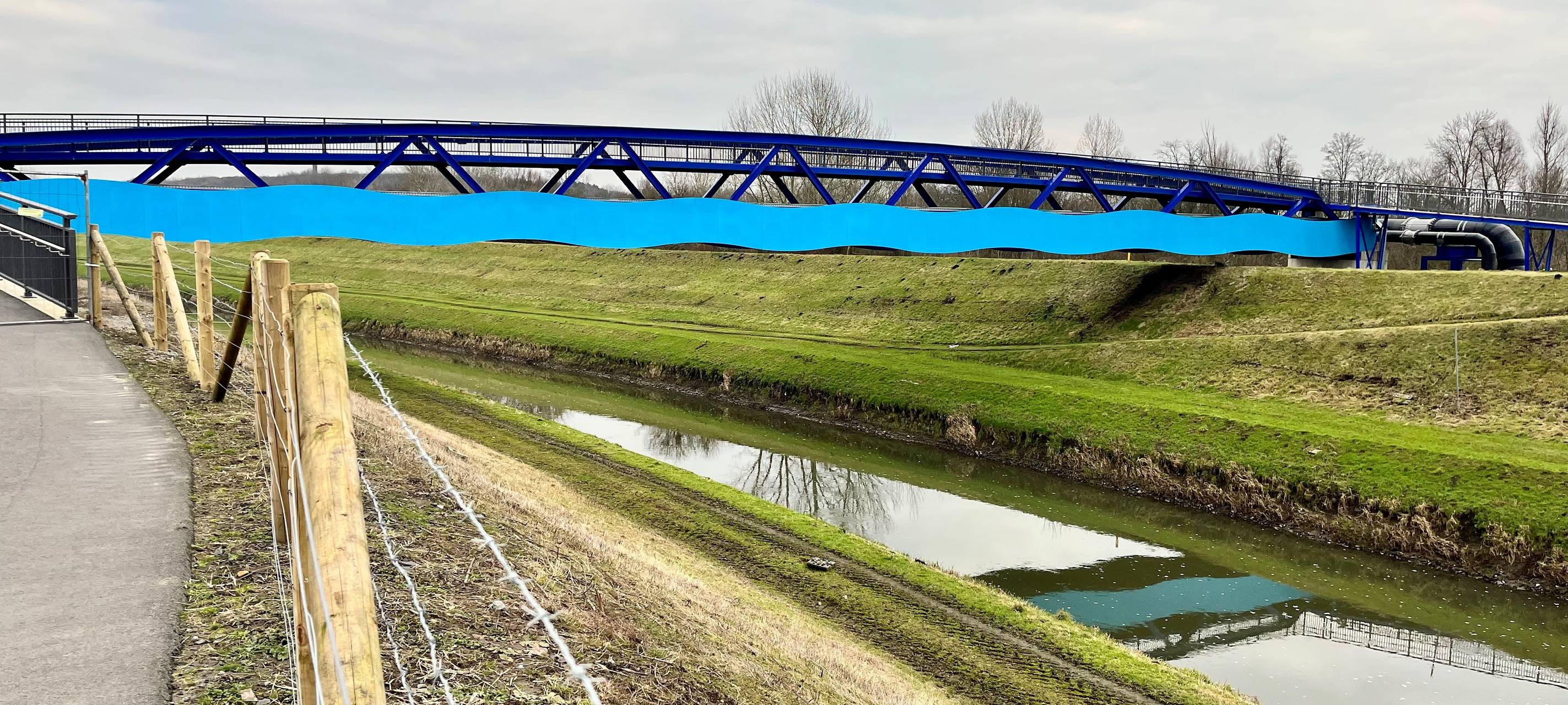 Fußgängerbrücke in Essen immer noch nicht freigegeben