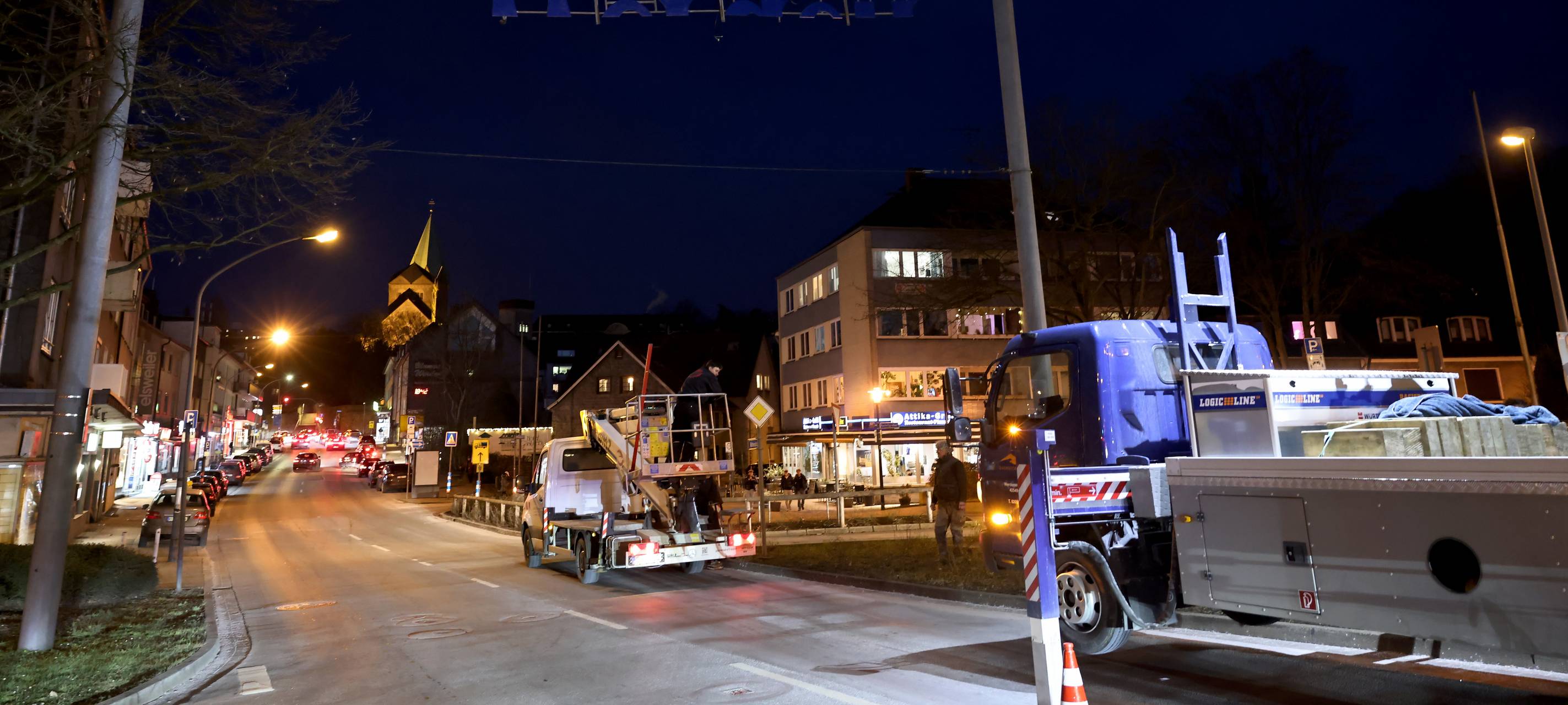 Bekannter Schriftzug in Essen leuchtet wieder