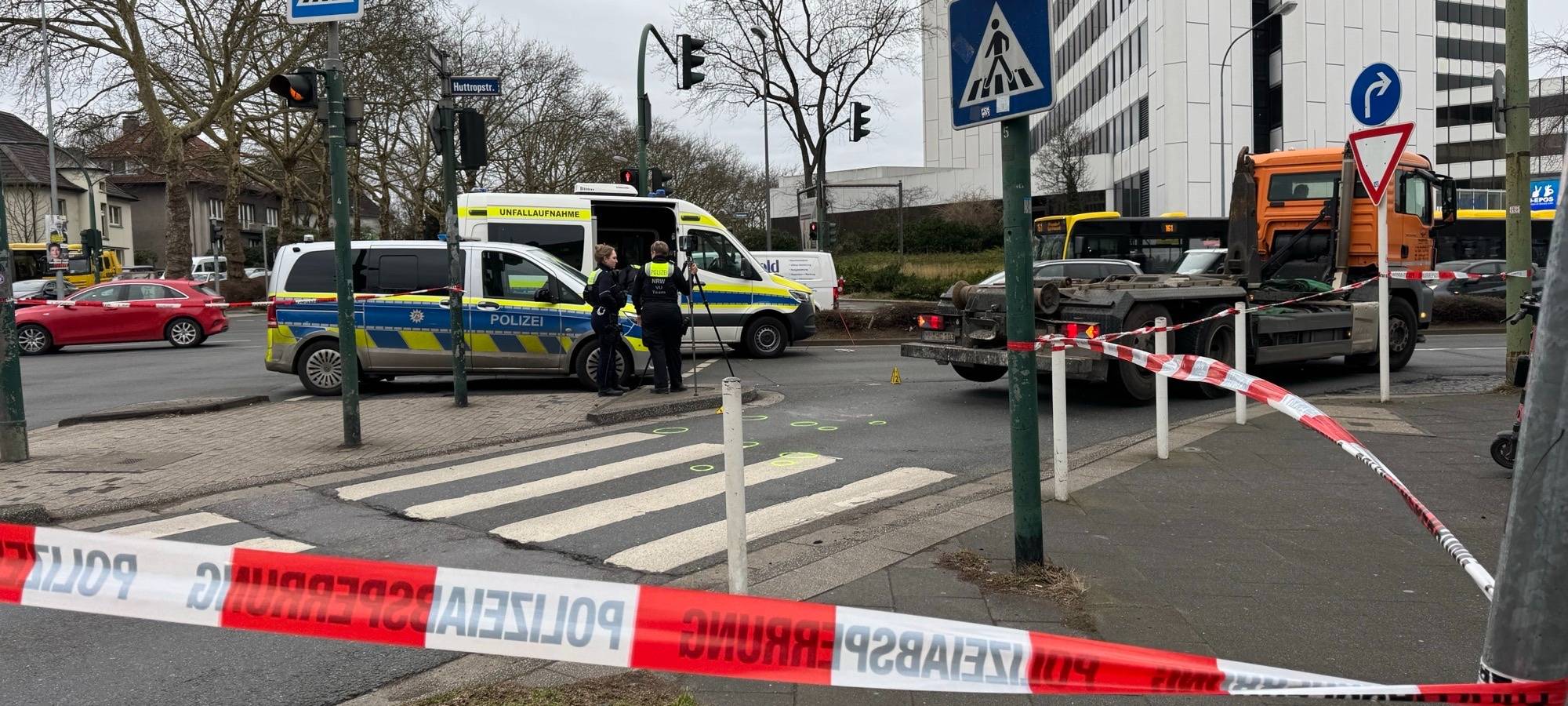 Schwerer LKW-Unfall in Essen