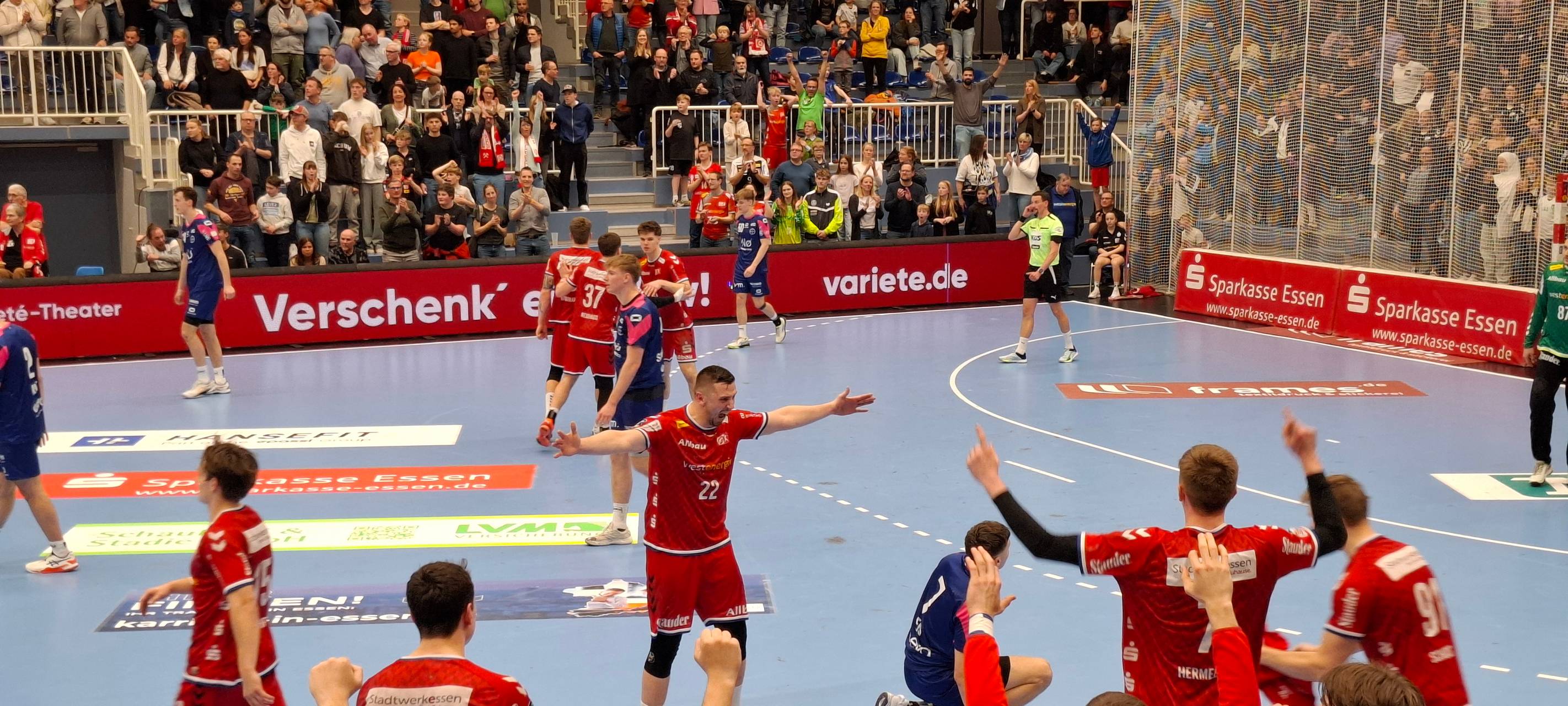 TUSEM Essen atmet im Kampf um den Abstieg erstmal auf.