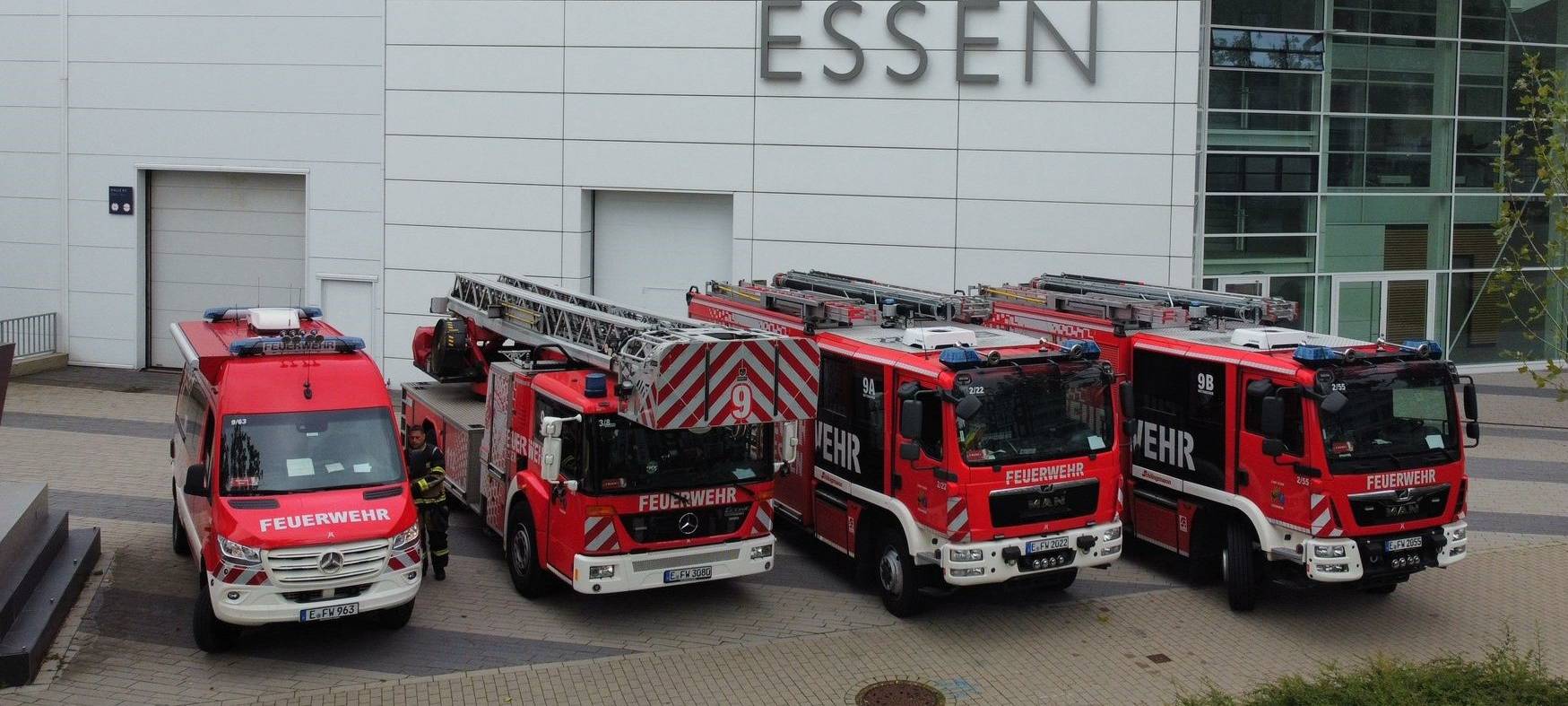 Feuerwehr Essen übt für den Ernstfall