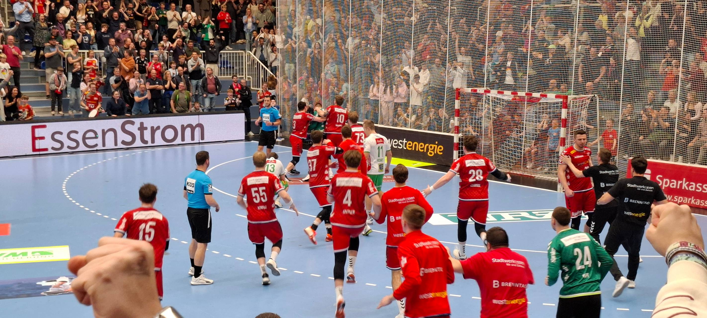 TUSEM Essen holt wichtigen Punkt gegen die GWD Minden.