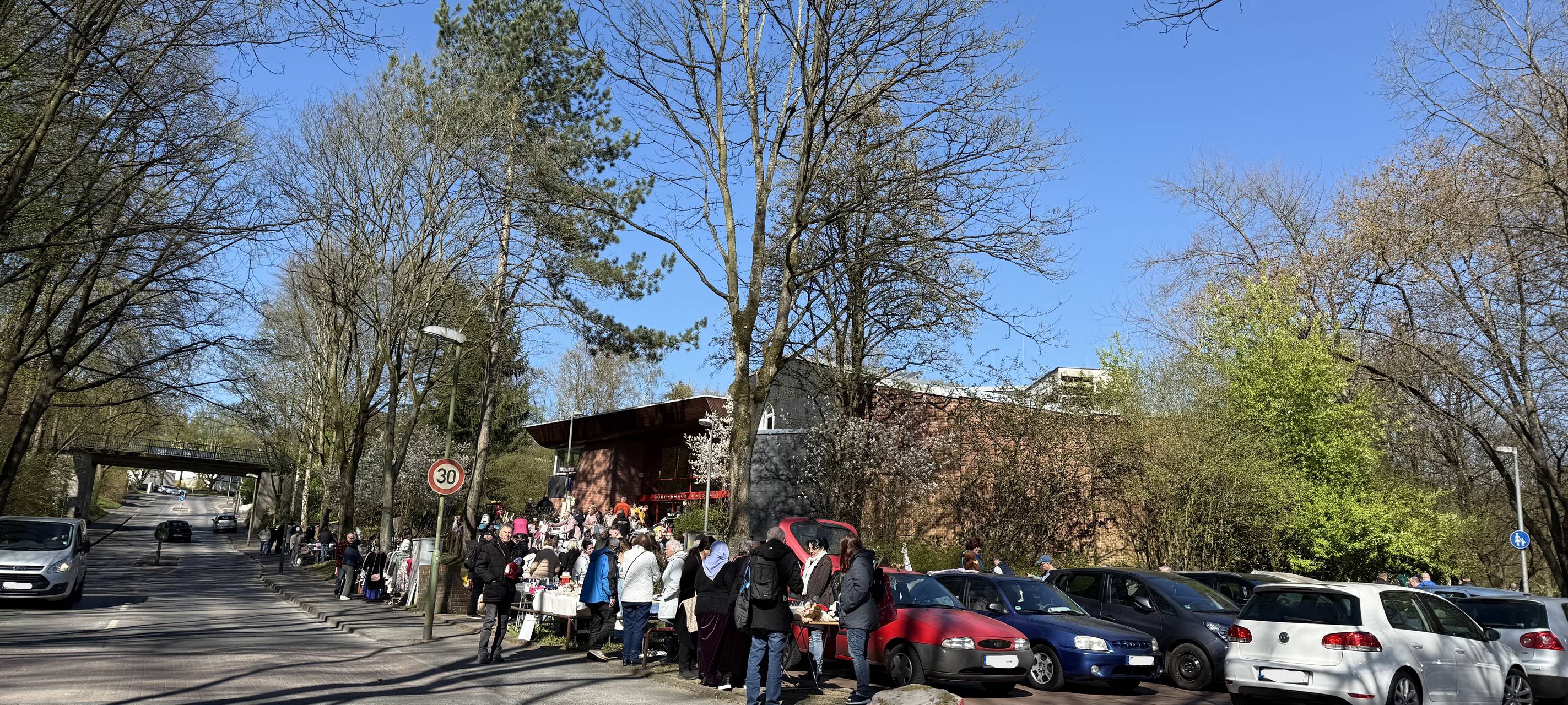 Flohmarkt am Bürgerhaus Oststadt in Essen wieder offen