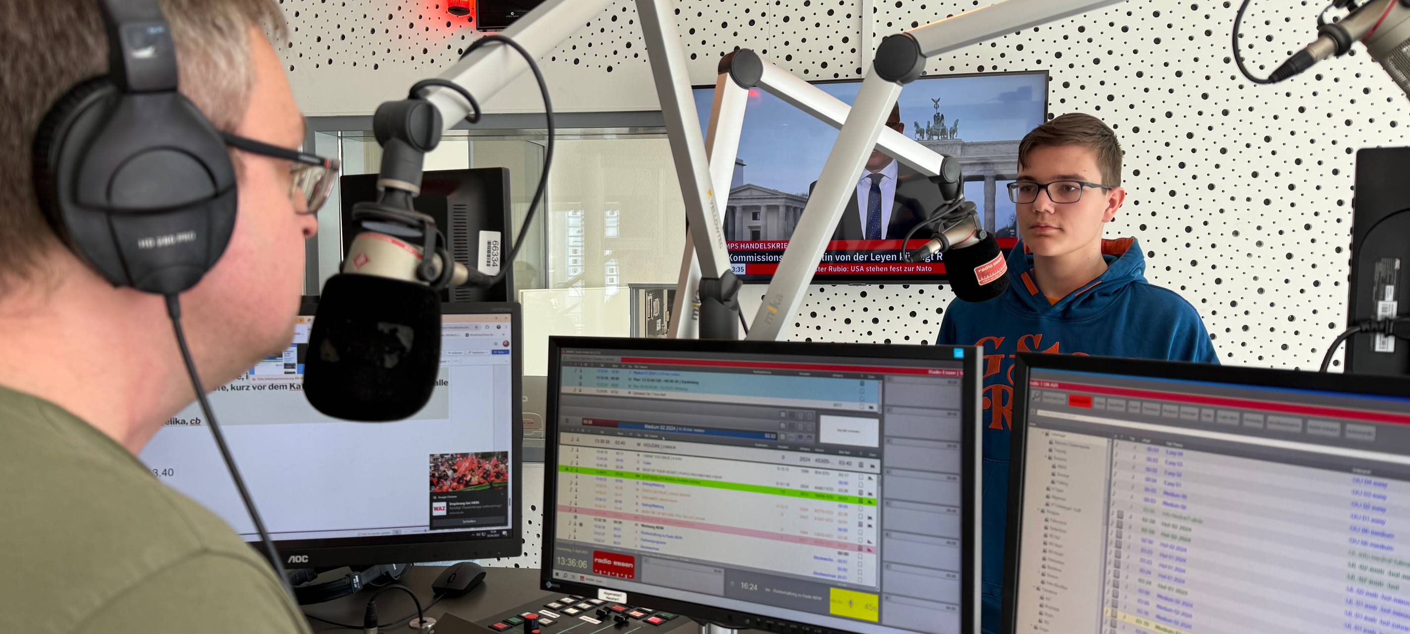 Girls und Boys Day bei Radio Essen: Einmal hinter die Kulissen blicken