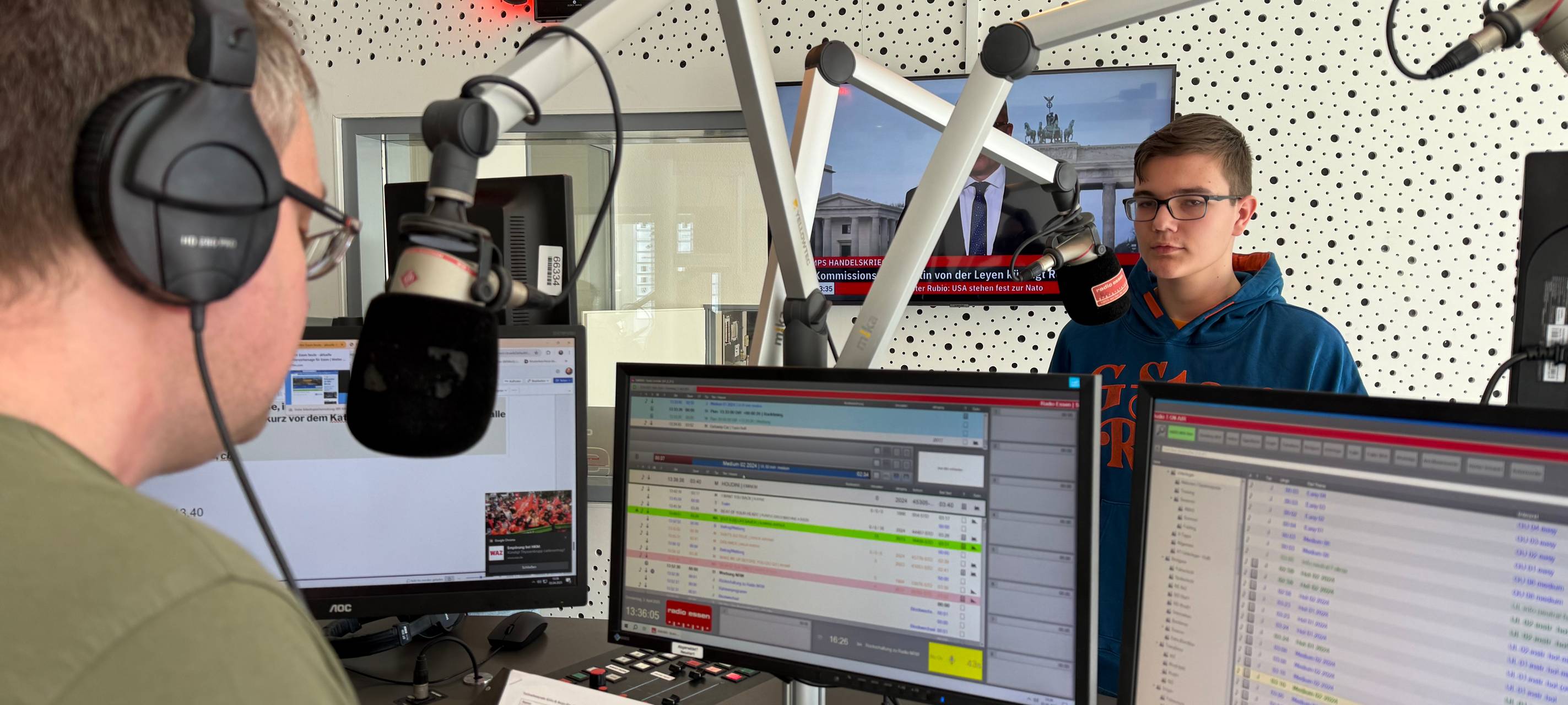 Girls und Boys Day bei Radio Essen: Einmal hinter die Kulissen blicken