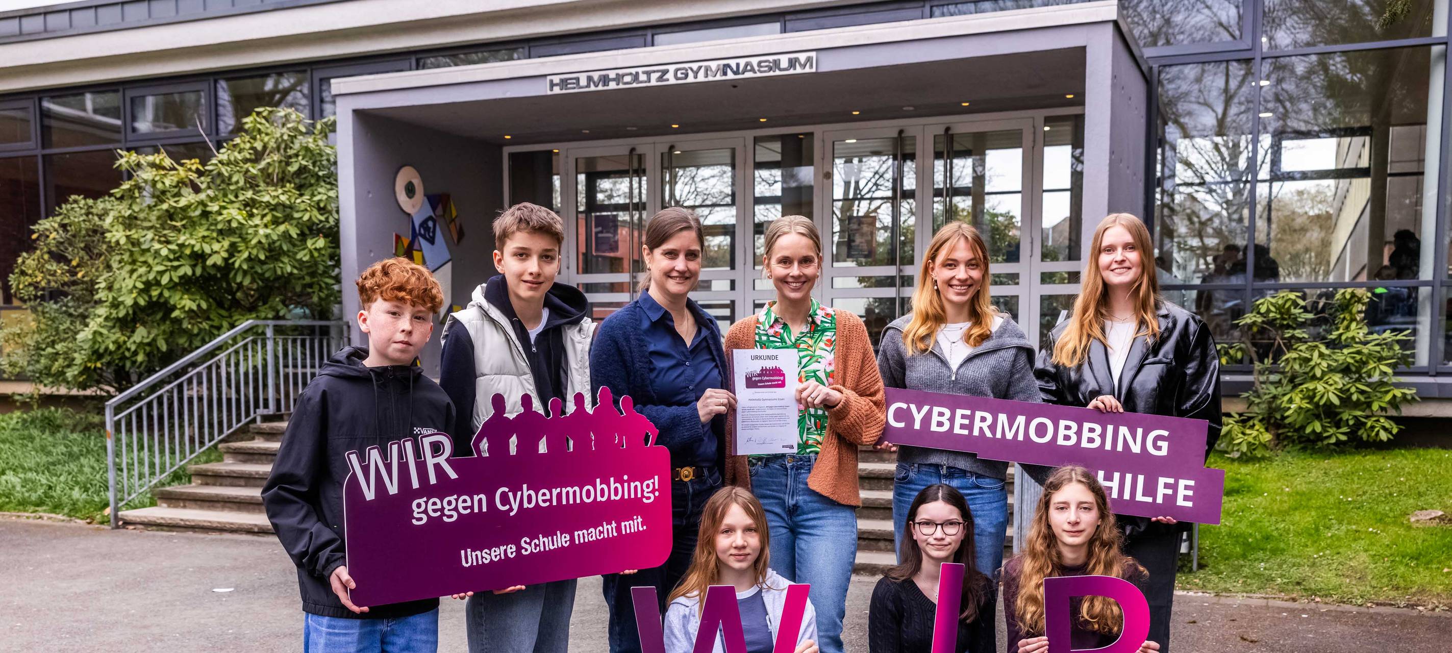 Schule in Essen setzt Zeichen gegen Cybermobbing