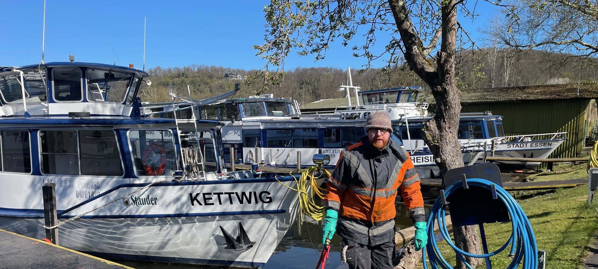 Weiße Flotte Essen macht sich startklar für die neue Saison