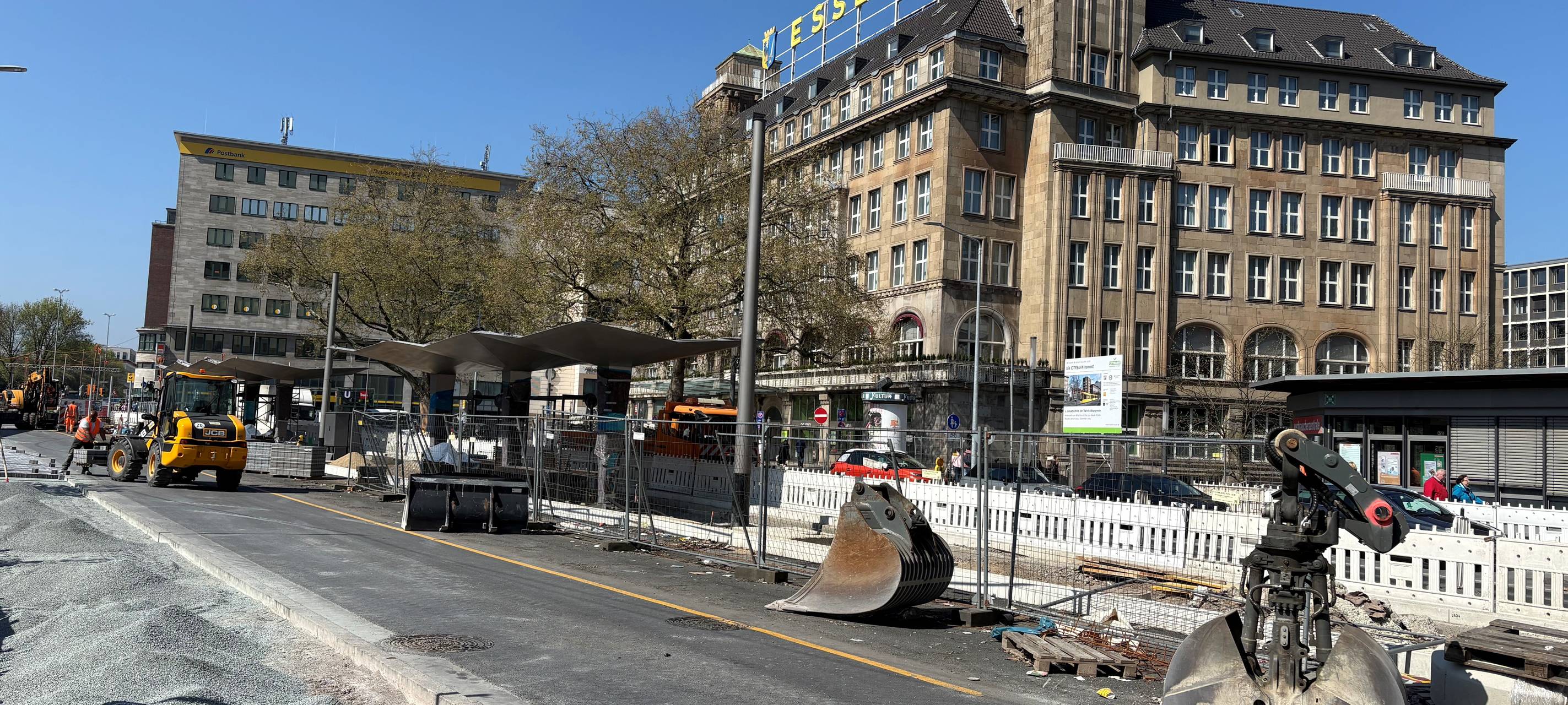 Citybahn in Essen - sichtbare Fortschritte und neue Probleme