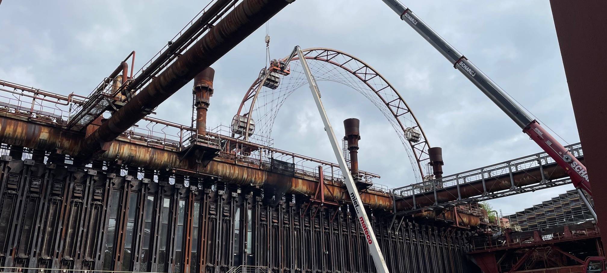 "Sonnenrad" auf Zollverein in Essen: Abbau startet