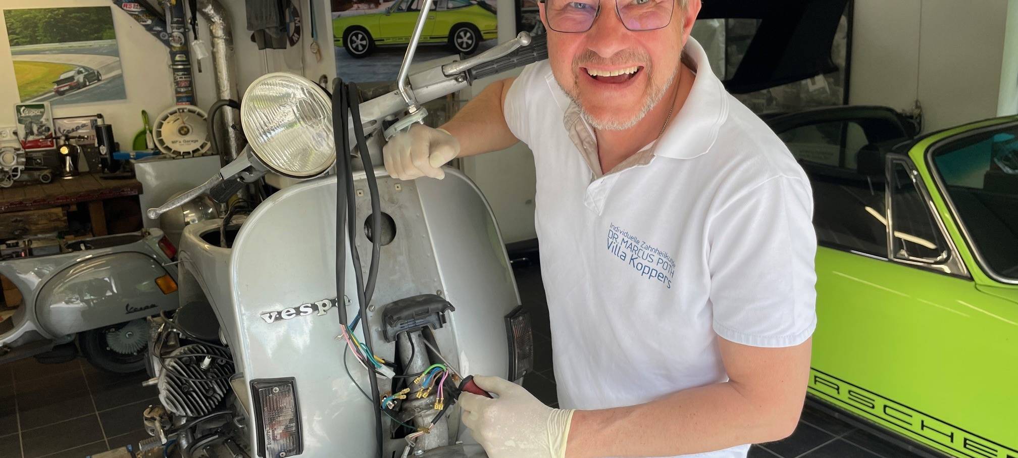 Charity-Versteigerung in Essen beim Oldtimer-Treffen