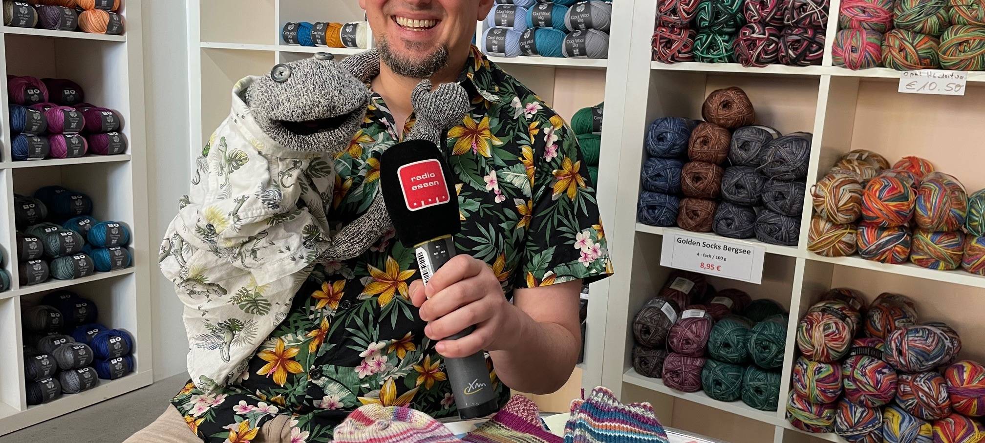 Premiere in Essen: Wolles Socken Disco